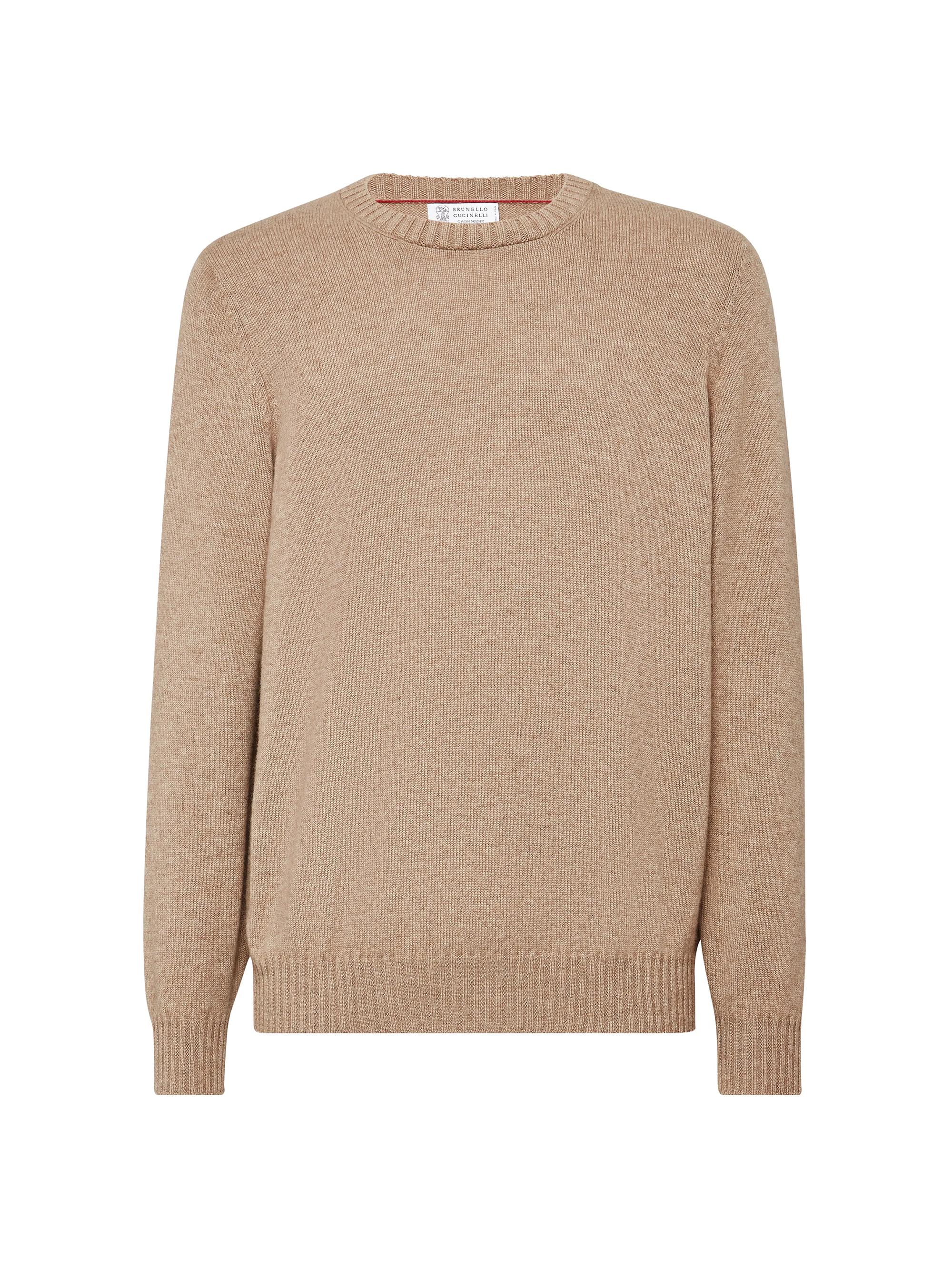 Brunello Cucinelli Men's Cashmere Sweater - Brown