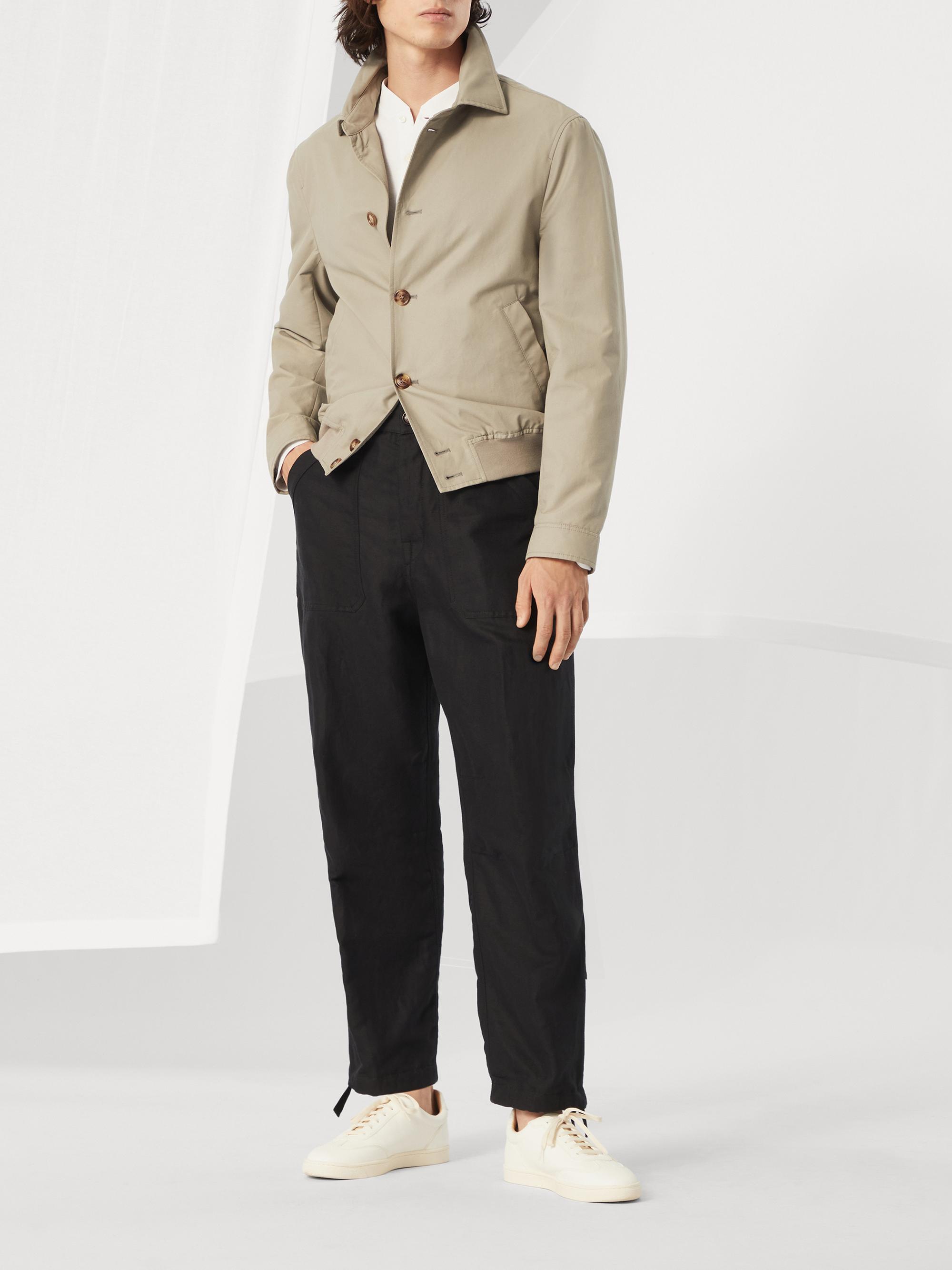 Brunello Cucinelli Techno Cotton Gabardine Shirt Style