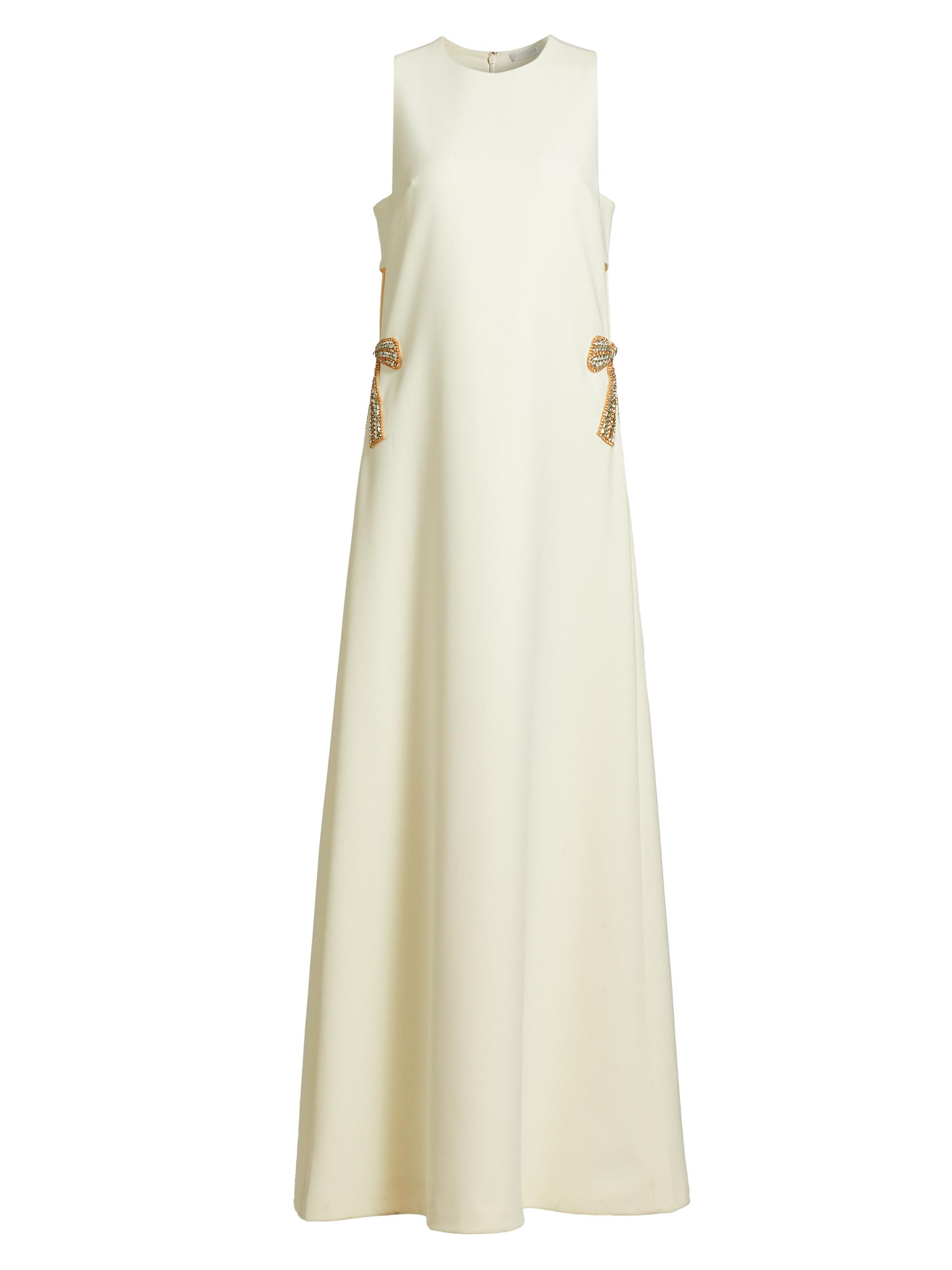Reem Acra Women's Enchanting Spring Embellished Crepe Trapeze Gown - Vanilla