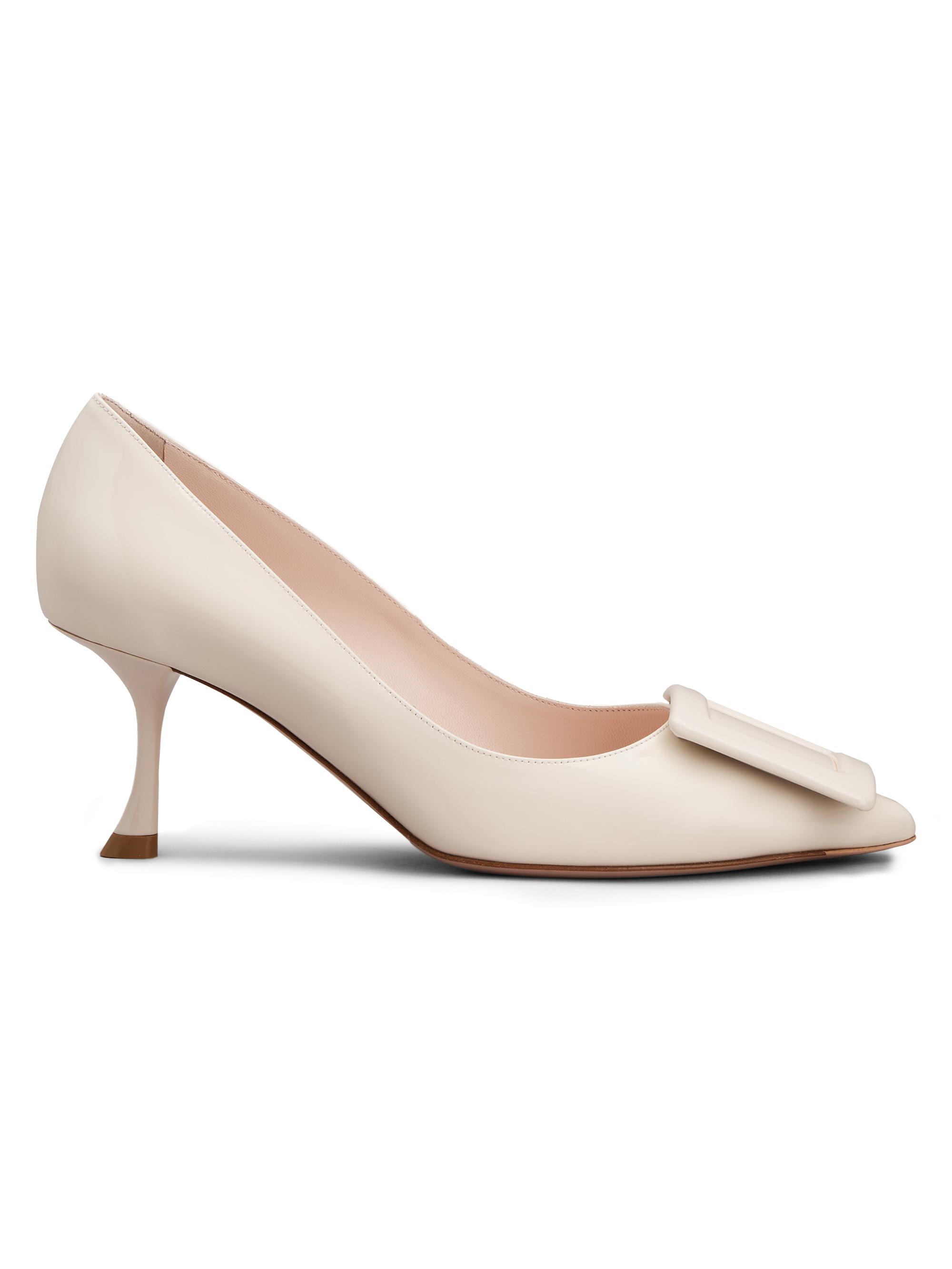 Roger Vivier Women's Viv In The City 65MM Leather Pumps - Cire