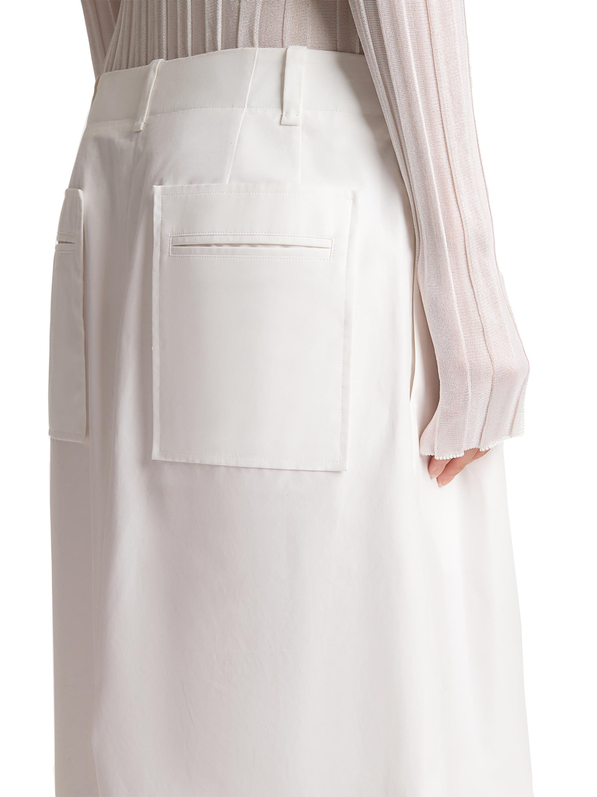 Khaite Lucian Cotton Maxi Skirt | Saks Fifth Avenue