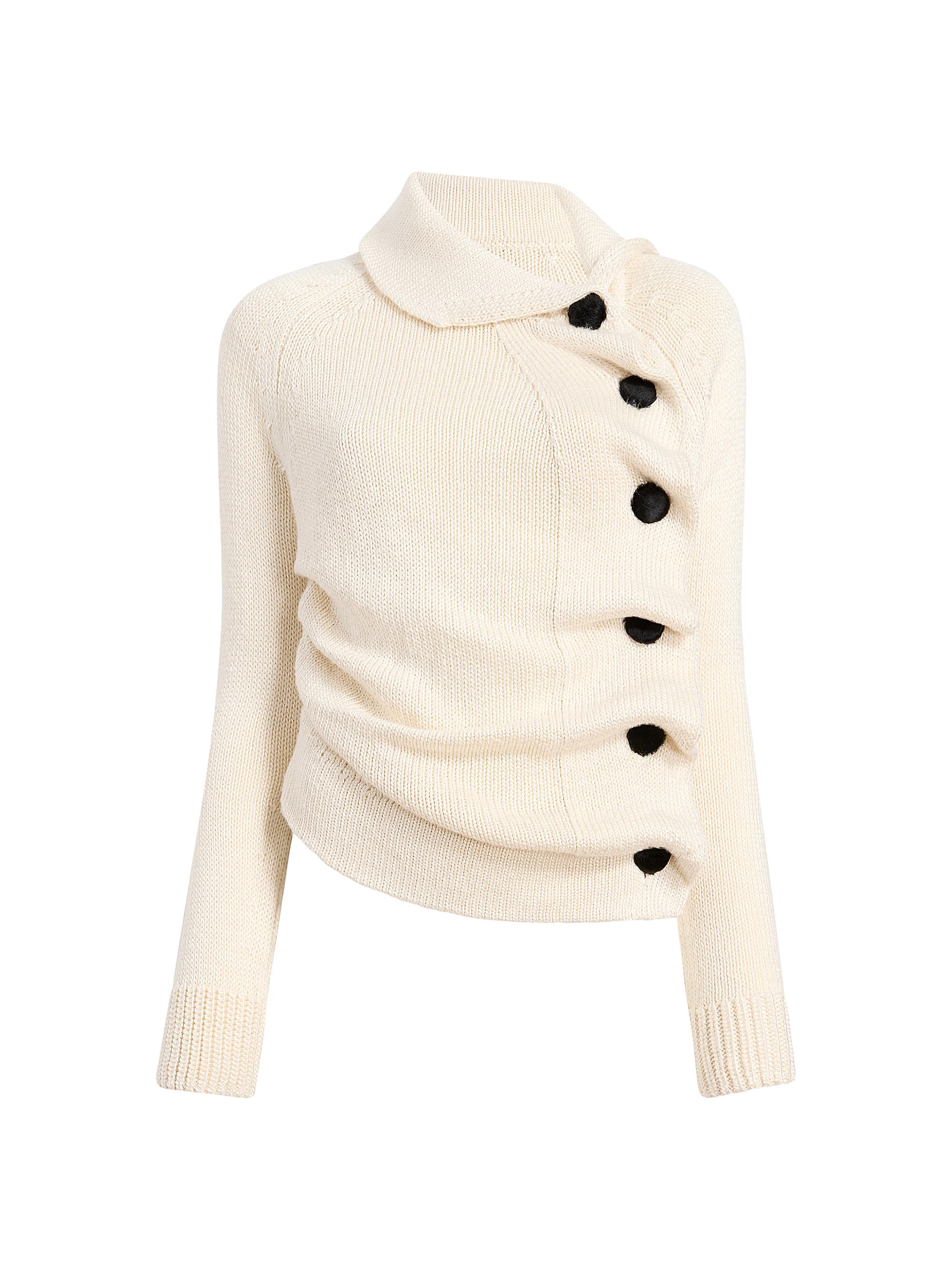 WIRROW LINEN SILK KNIT CARDIGAN サイズ2 WIRROW LINEN SILK KNIT