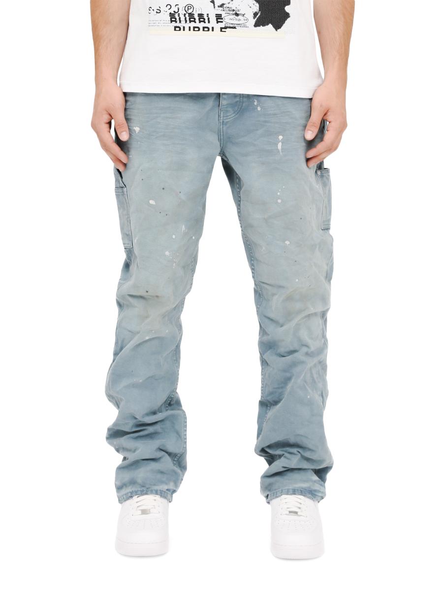 PURPLE BRAND/Carpenter Wide Pearl ワイドレッグ ジーンズ Wide Side Cut Out Pearly – PURPLE BRAND