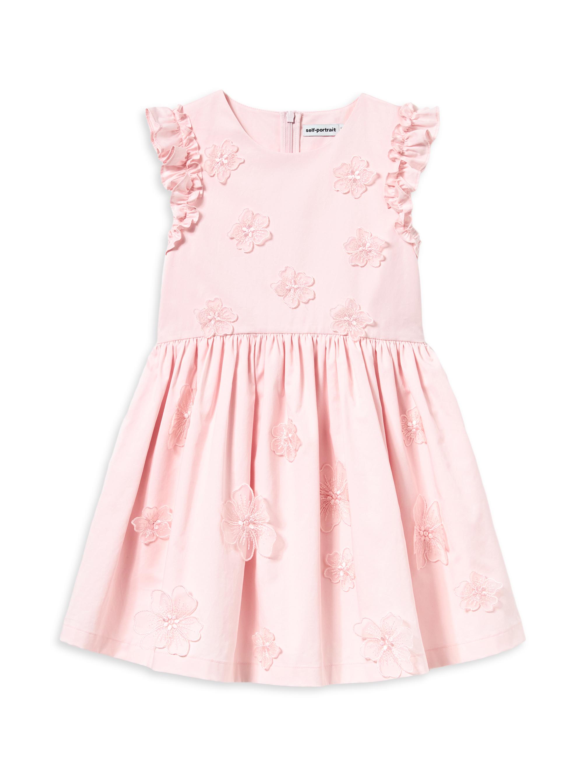 Little Girl's & Girl's Cotton Flower Dress