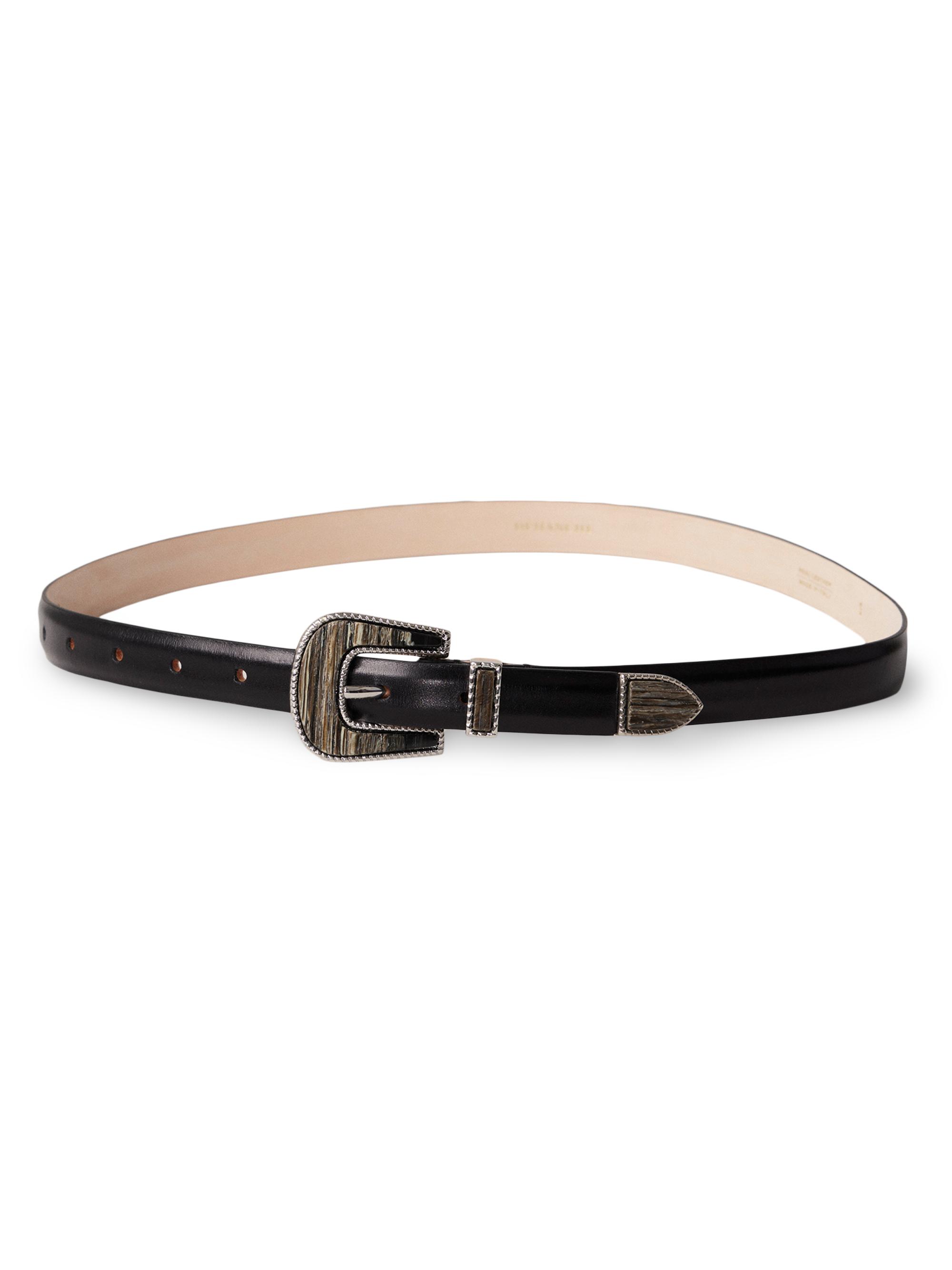 Déhanche Travertine Smooth Leather Belt | Saks Fifth Avenue display picture 2