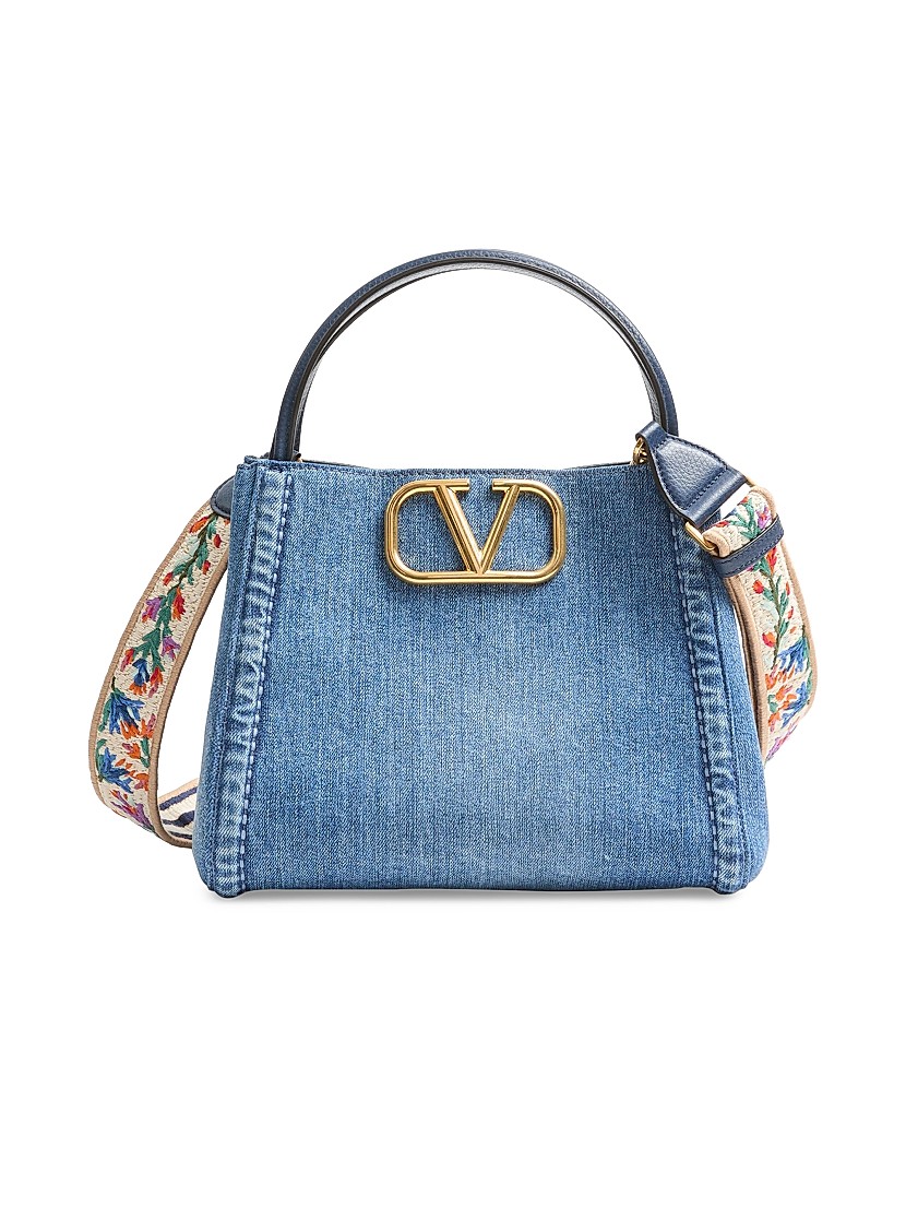 Shop Valentino Garavani Alltime Medium Top Handle Bag in Shop Valentino Garavani Alltime Medium Top Handle Bag in
