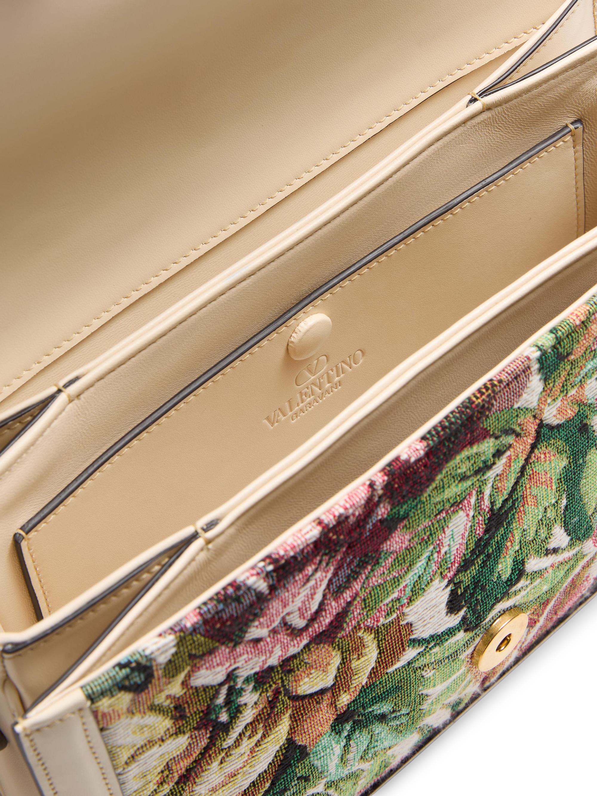 Valentino Garavani 9TO5 Shoulder Bag in Voyage Imaginaire Jacquard