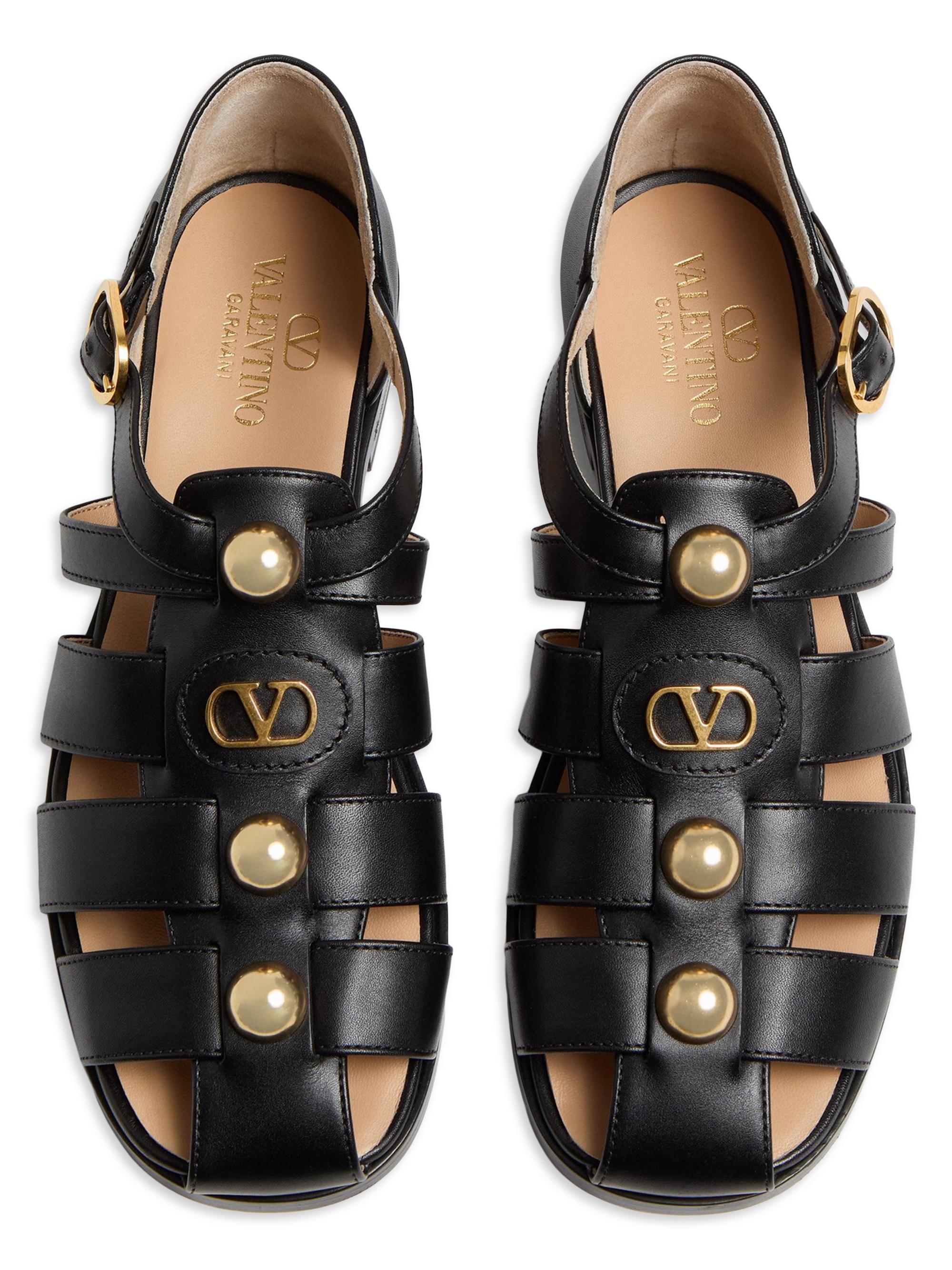 Valentino Garavani VLogo Signature Calfskin Fisherman 20MM Sandals