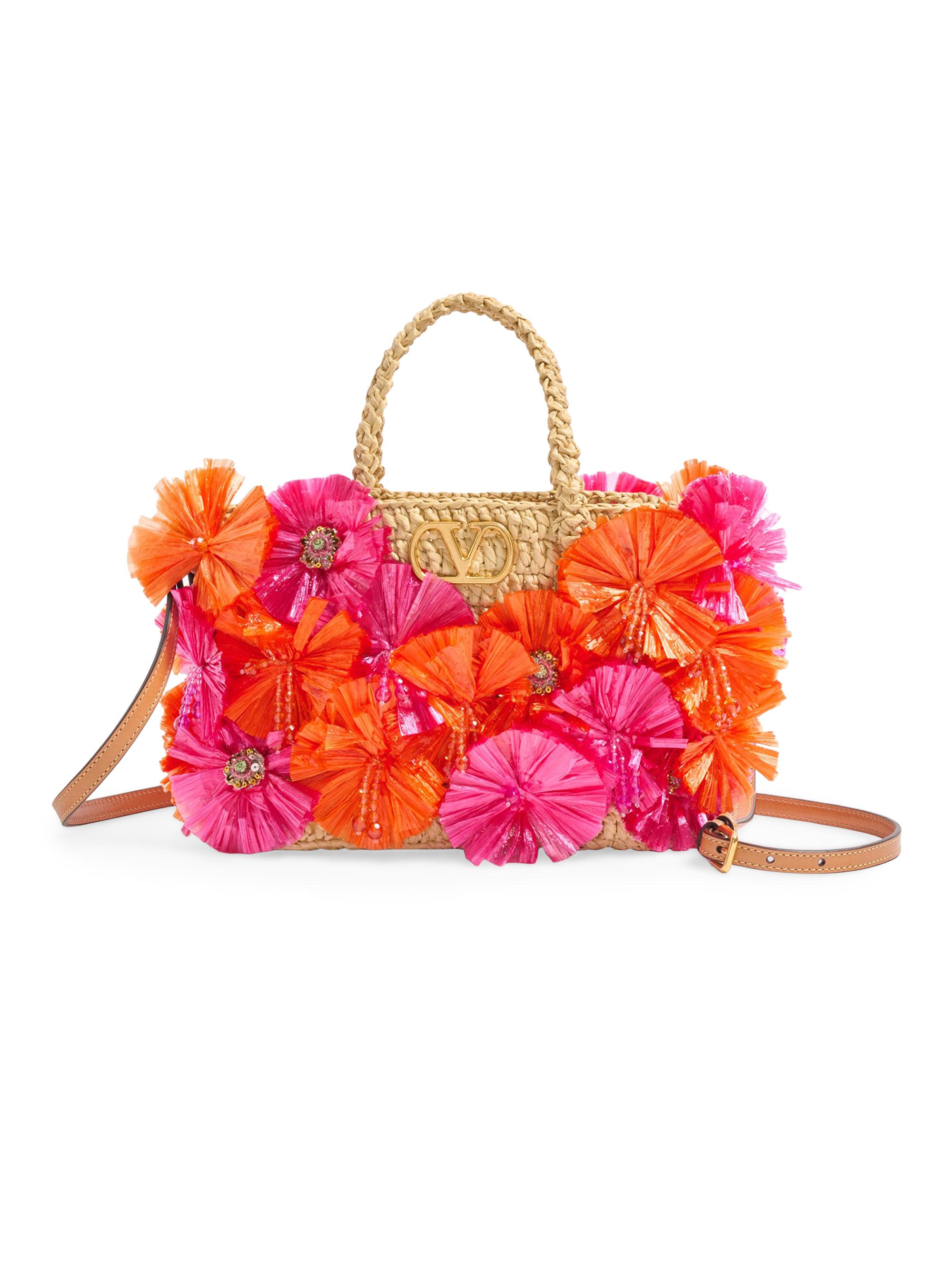 Valentino Garavani Women's  Shopping Bag in Synthetic Raffia