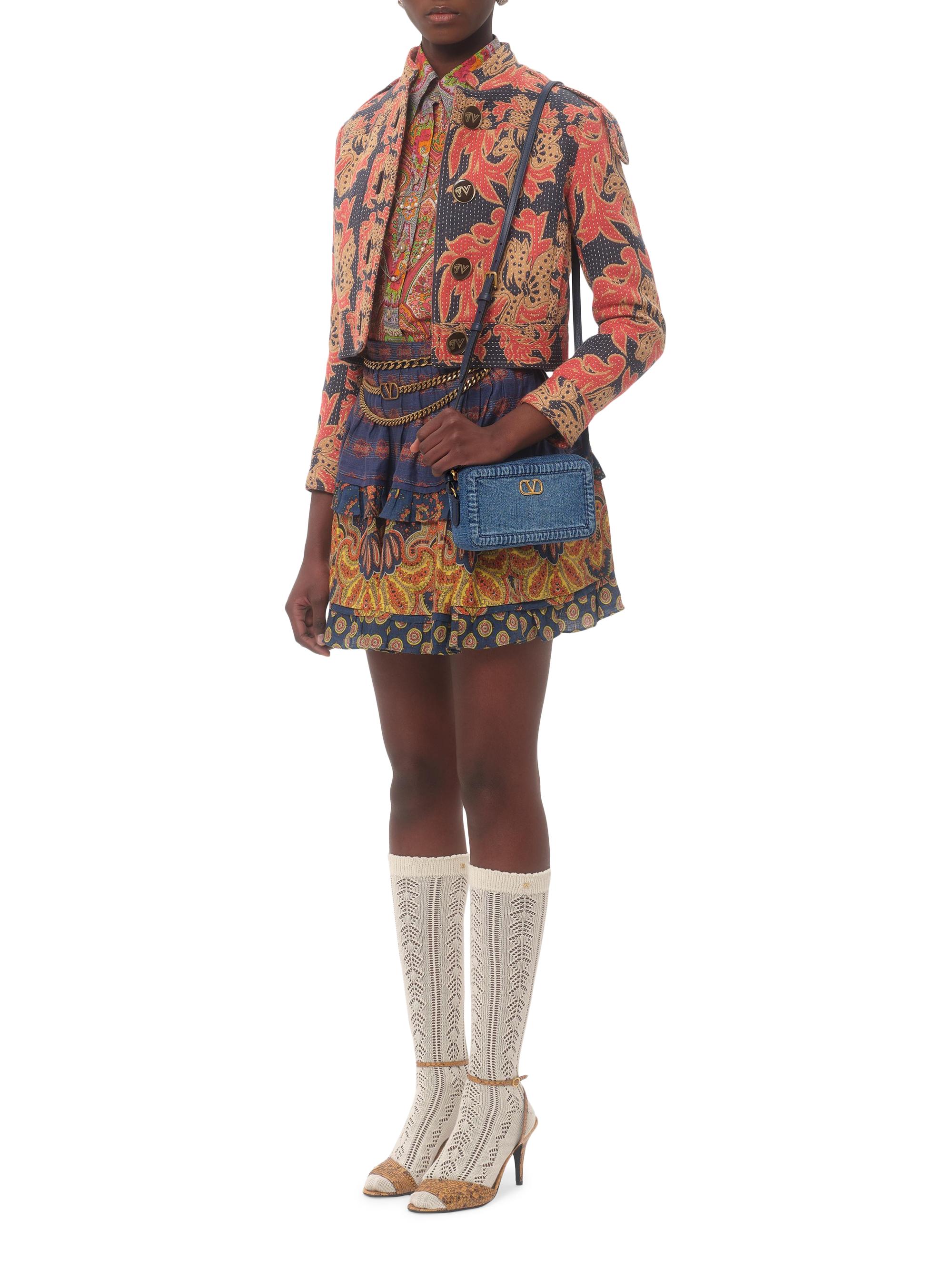 ヴィーナスデニムリメイクバッグ Triangle shoulder bag Triangle Bag(ONE Black/ブラック): Hender Scheme