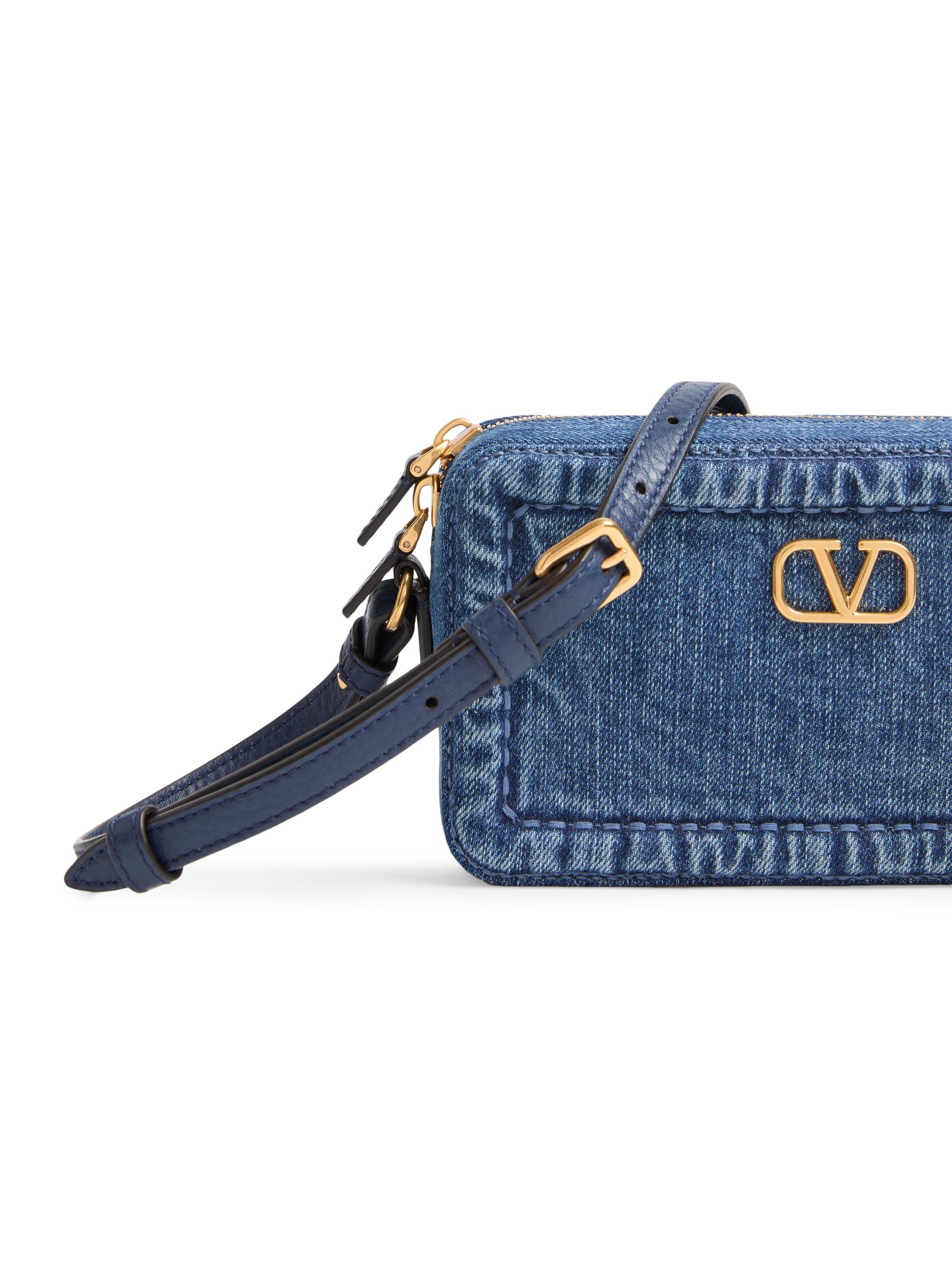 VALENTINO デニムバックパック Valentino Garavani Alltime Mini Denim Shoulder Bag | Saks Fifth Avenue
