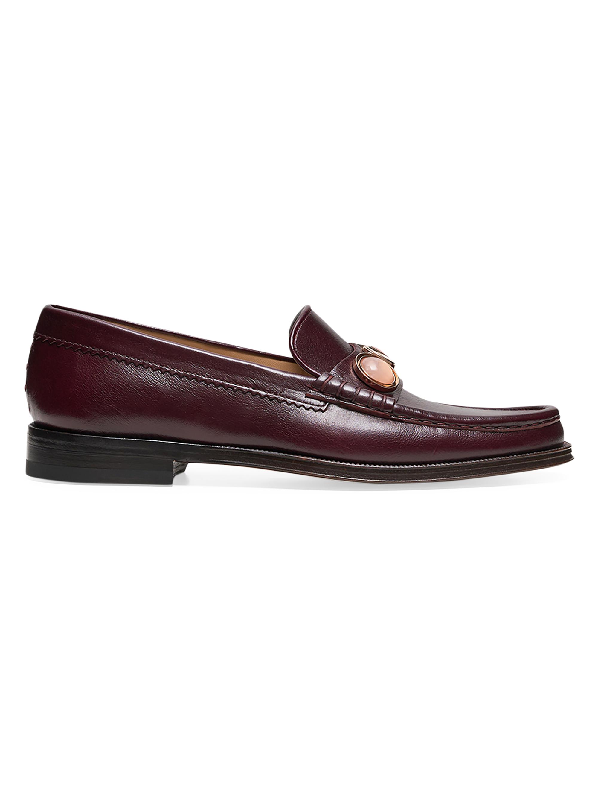 FERRAGAMO Harry Crocodile-Embossed Leather Loafers | Saks Fifth Avenue