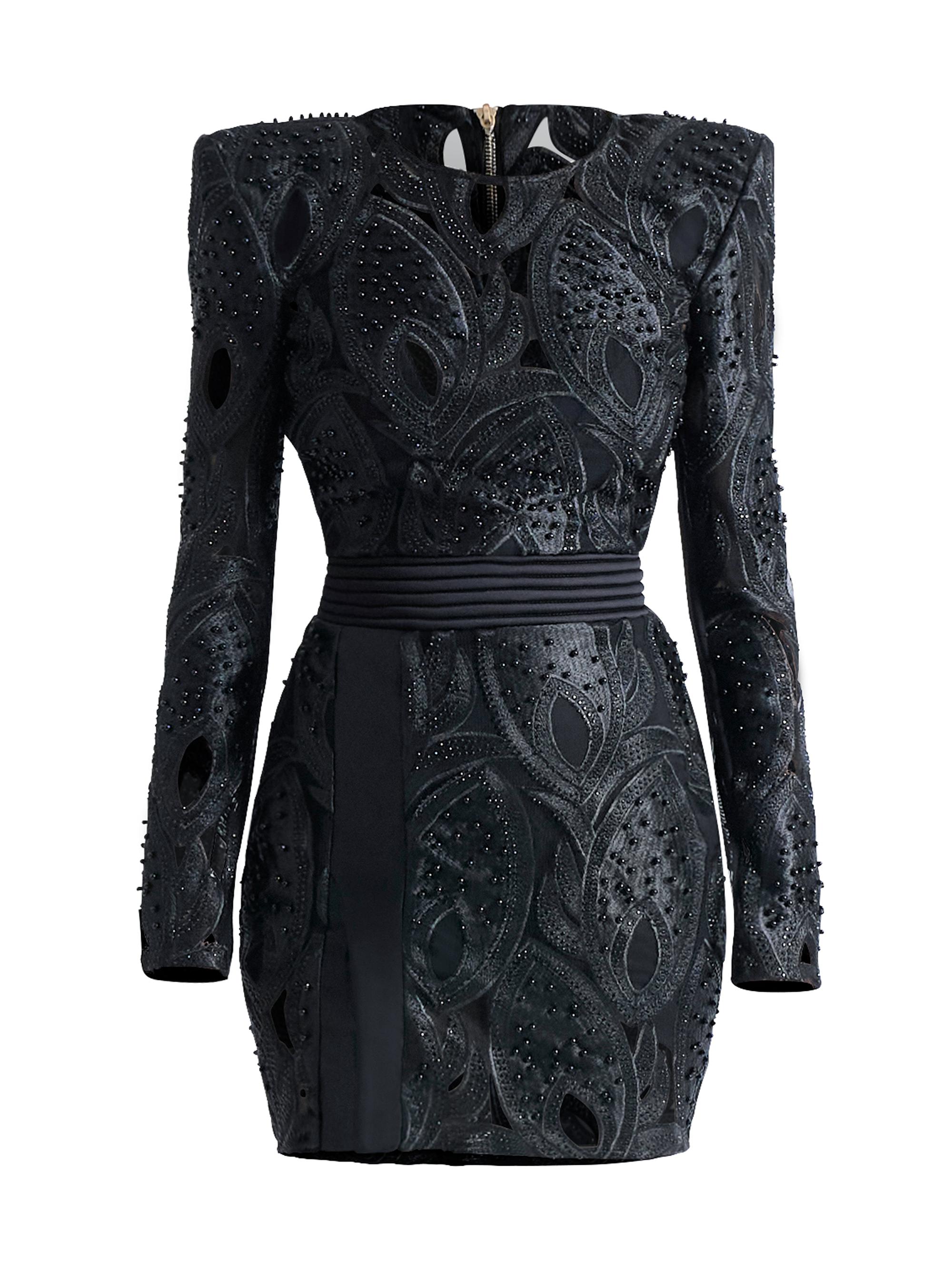 Zhivago Women's Belle Fleur Minidress - Black