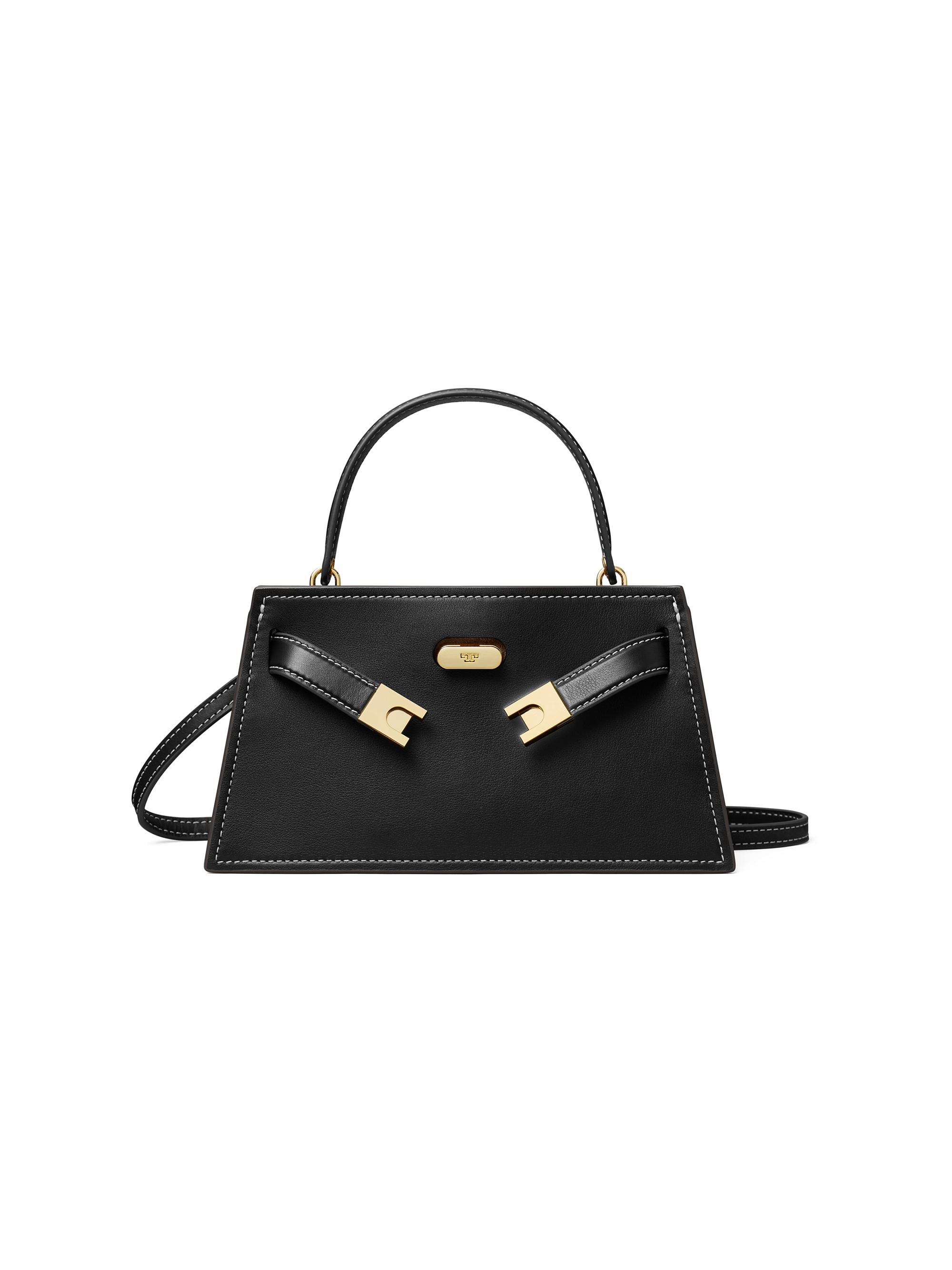 Tory Burch Mini Lee Radziwill Leather Top Handle Bag | Saks Fifth