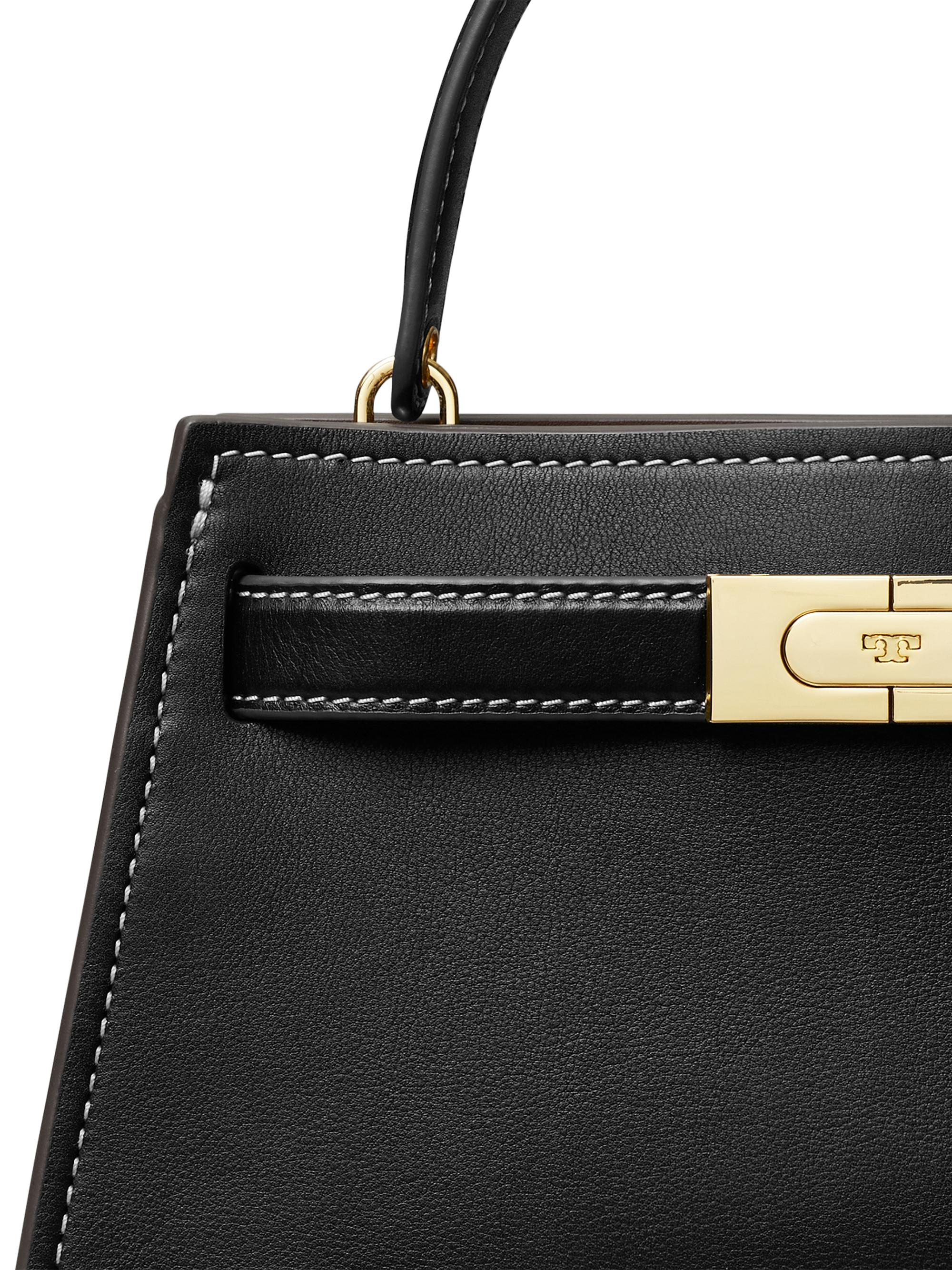 Tory Burch Lee Radziwill Mini Leather Top Handle Bag | Saks Fifth