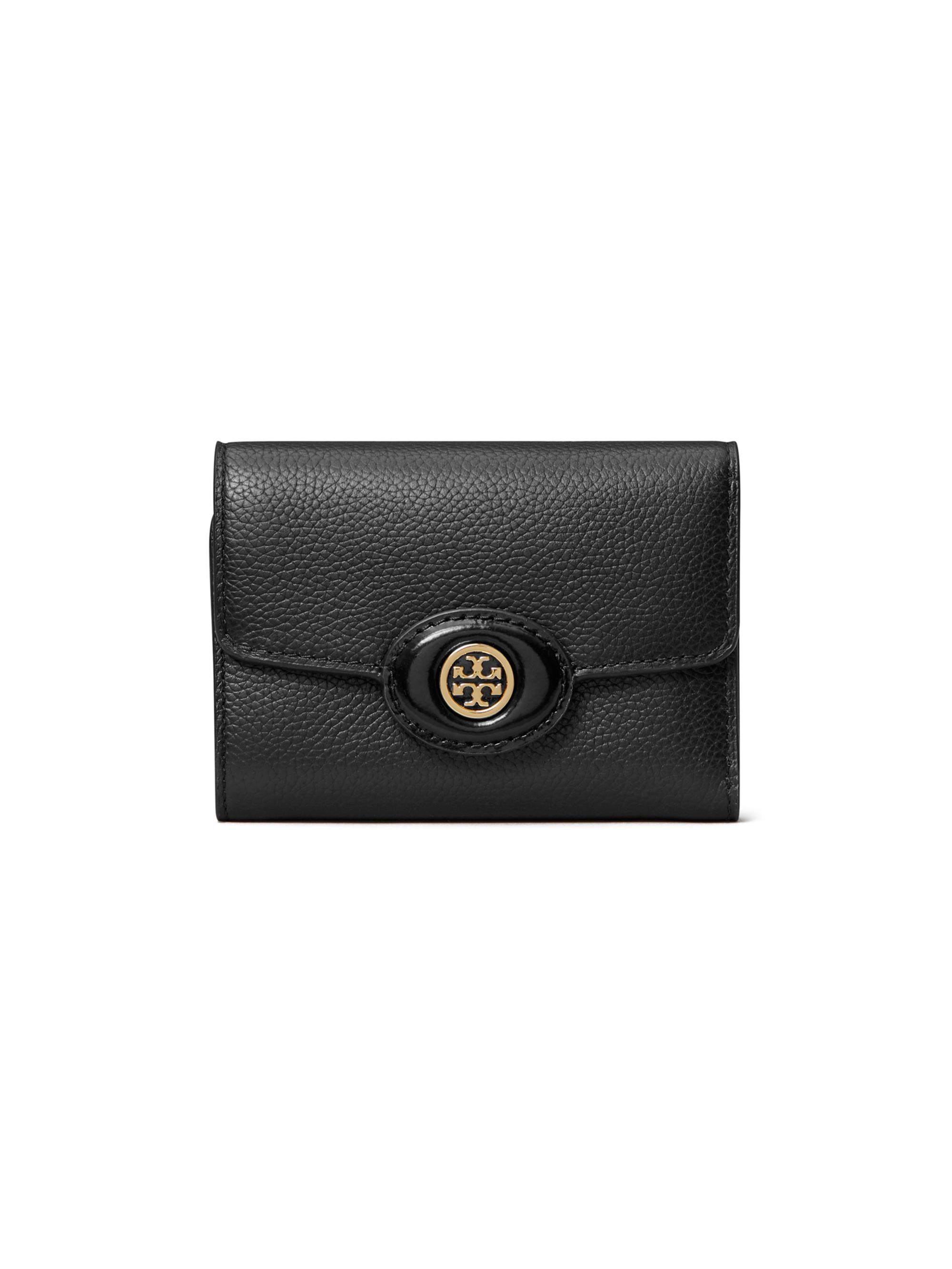 Tory Burch Robinson Pebbled Leather Small Wallet | Saks Fifth Avenue