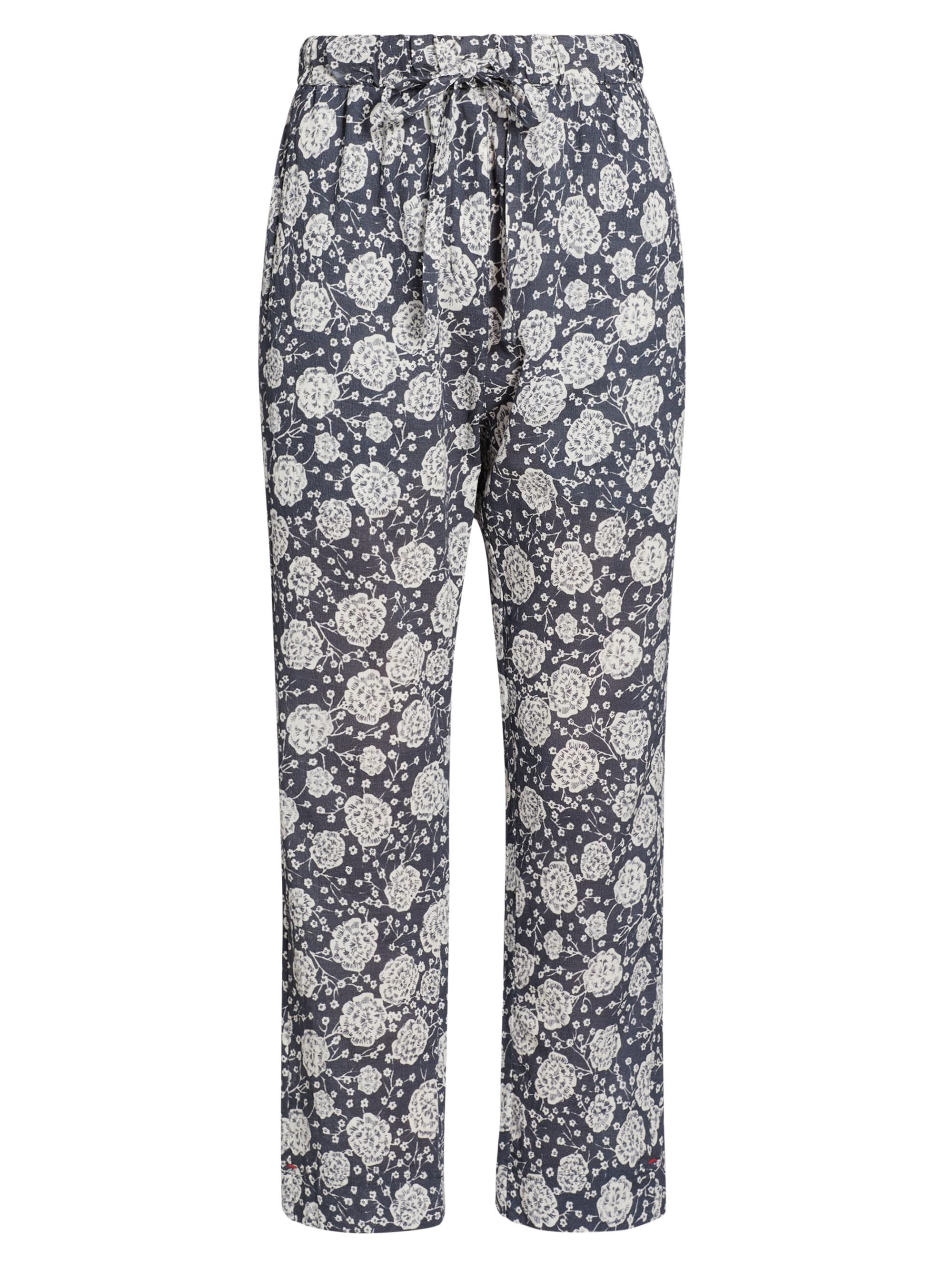 XÍRENA Women's Draper Floral Drawstring Pants - Smokey Gray