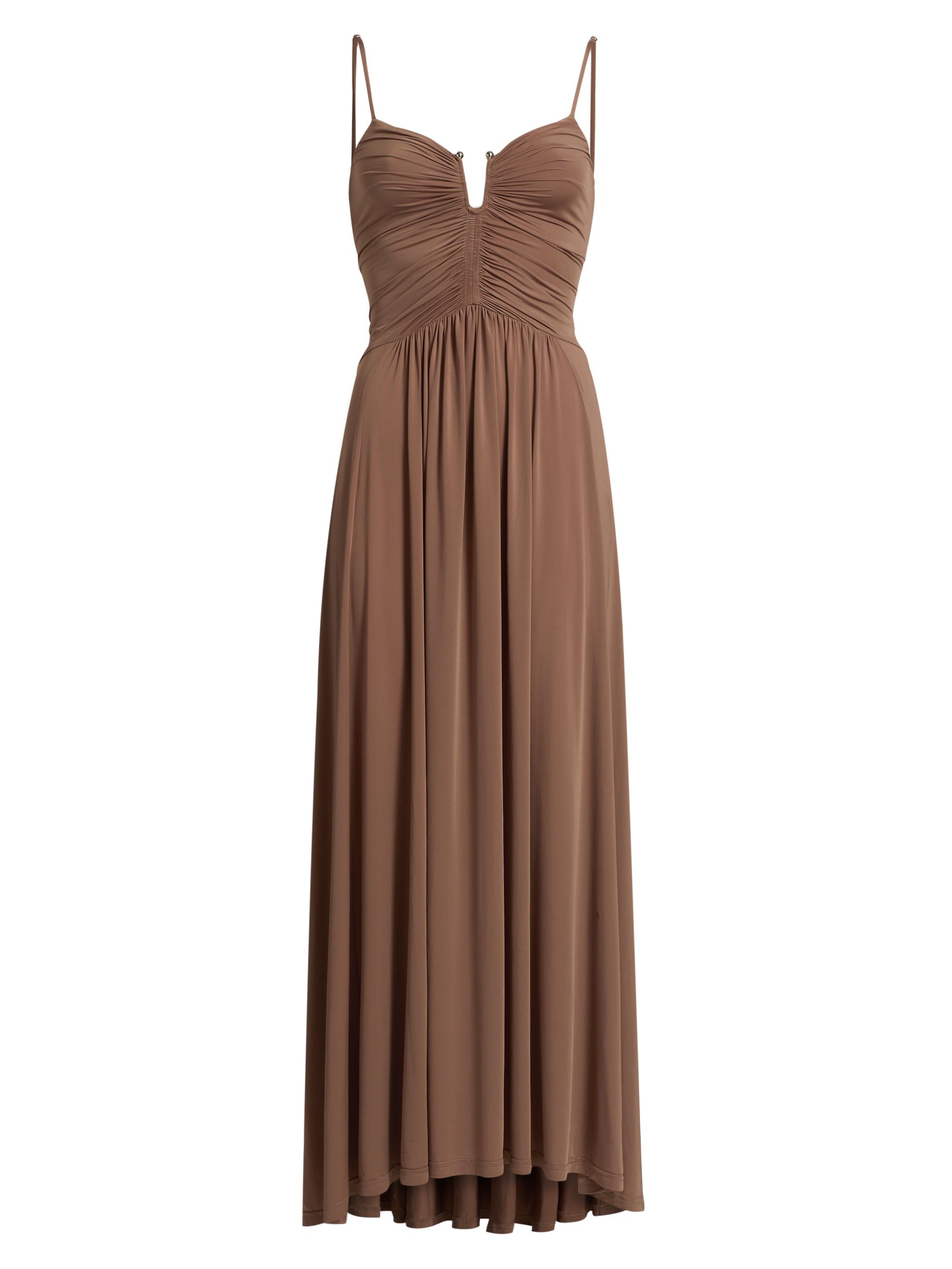 Maria Cher Women's Thames Francine Ruched Maxi Dress - Tobacco