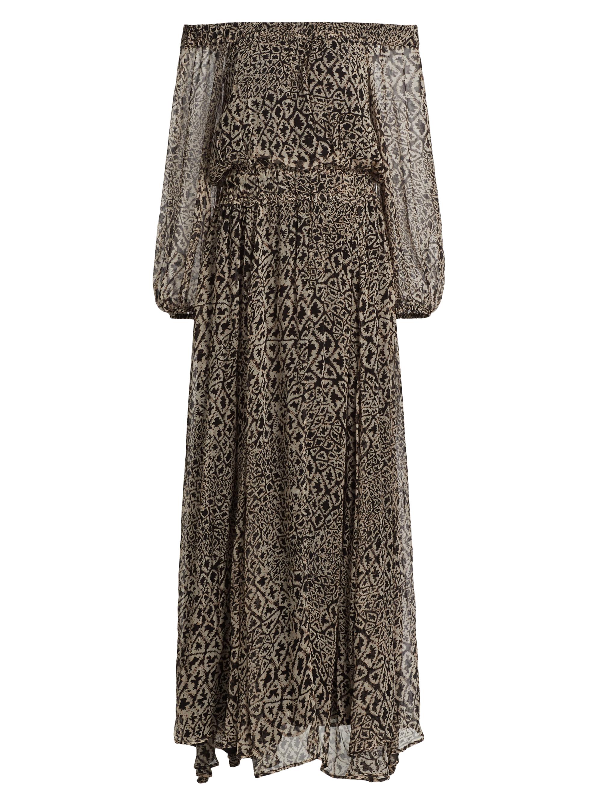 Maria Cher Women's Baradero Malu Off-The-Shoulder Maxi-Dress - Brown