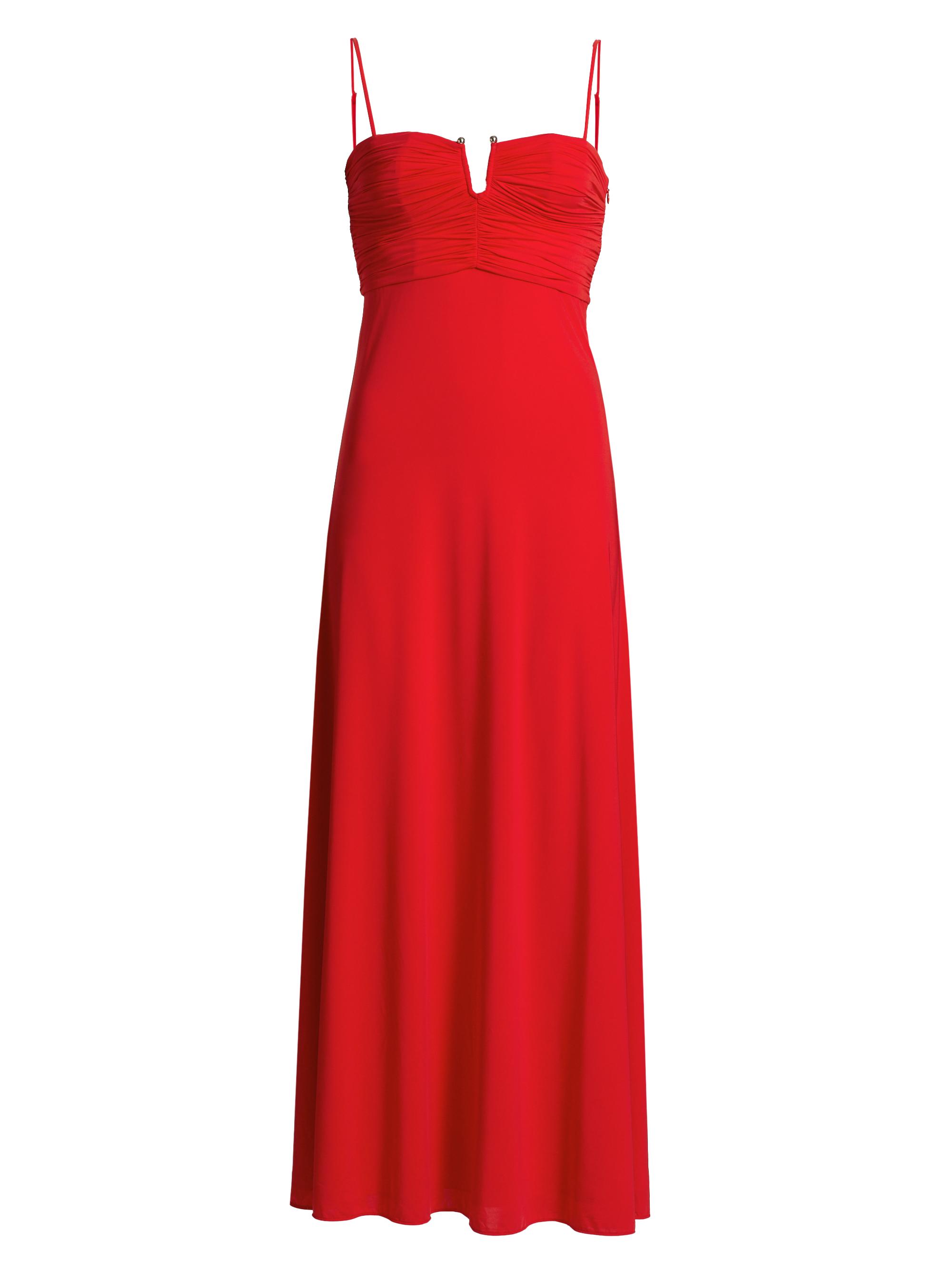 Maria Cher Women's Tigre Holly Ruched Maxi Dress - Red