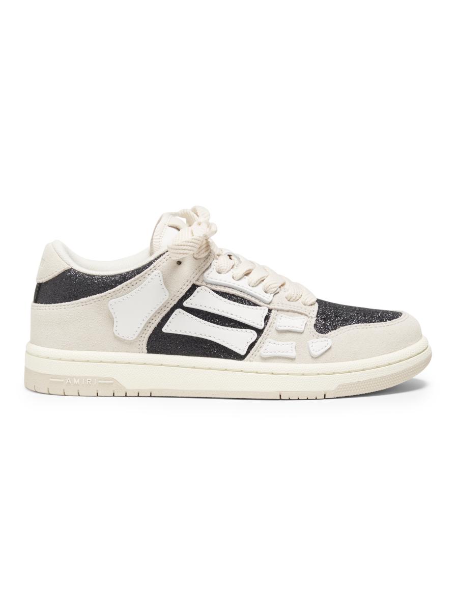 あまりー Amiri Glitter Leather Skel Top Low-Top Sneakers | Saks Fifth
