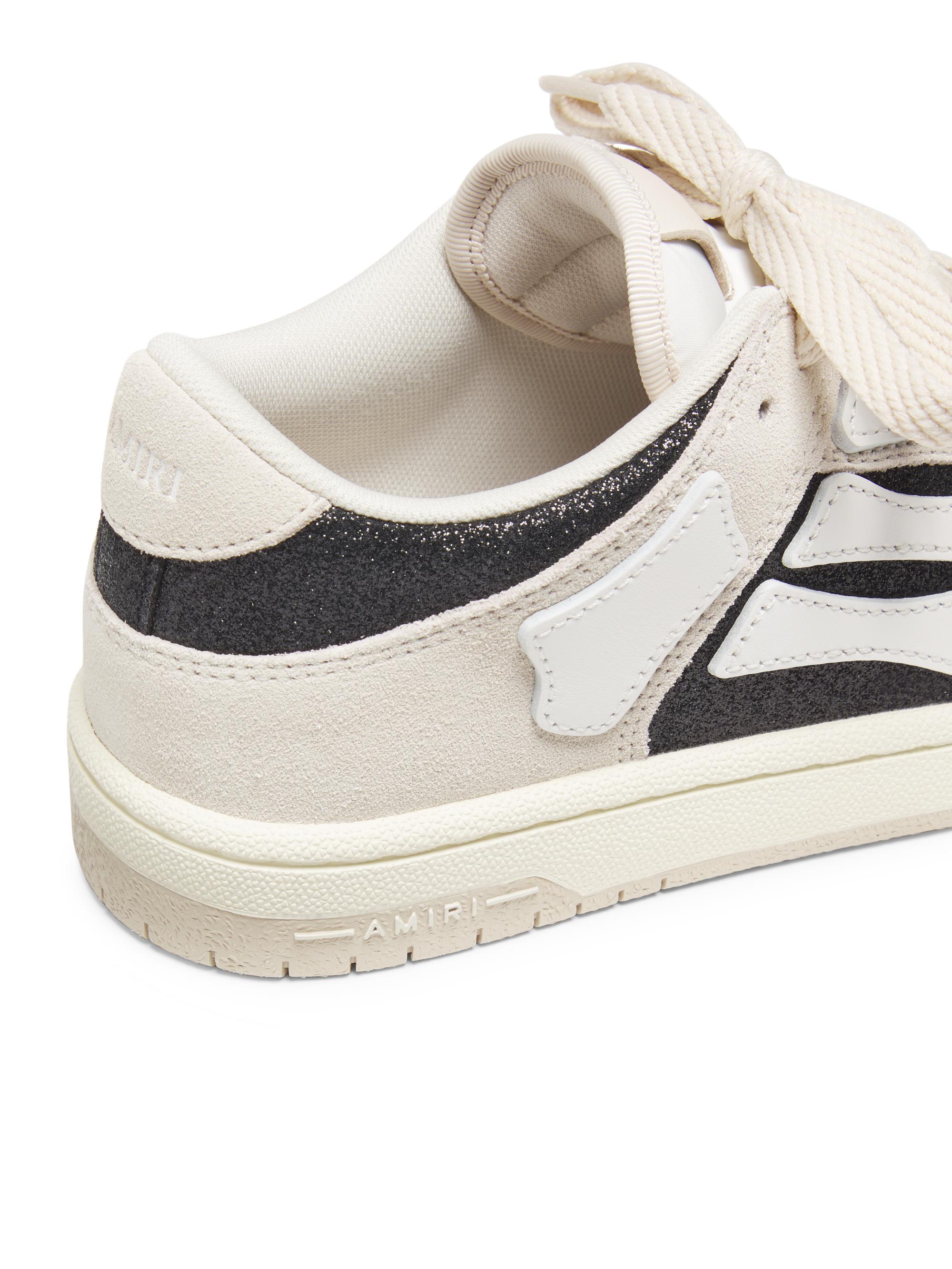 Glitter Leather Skel Top Low-Top Sneakers