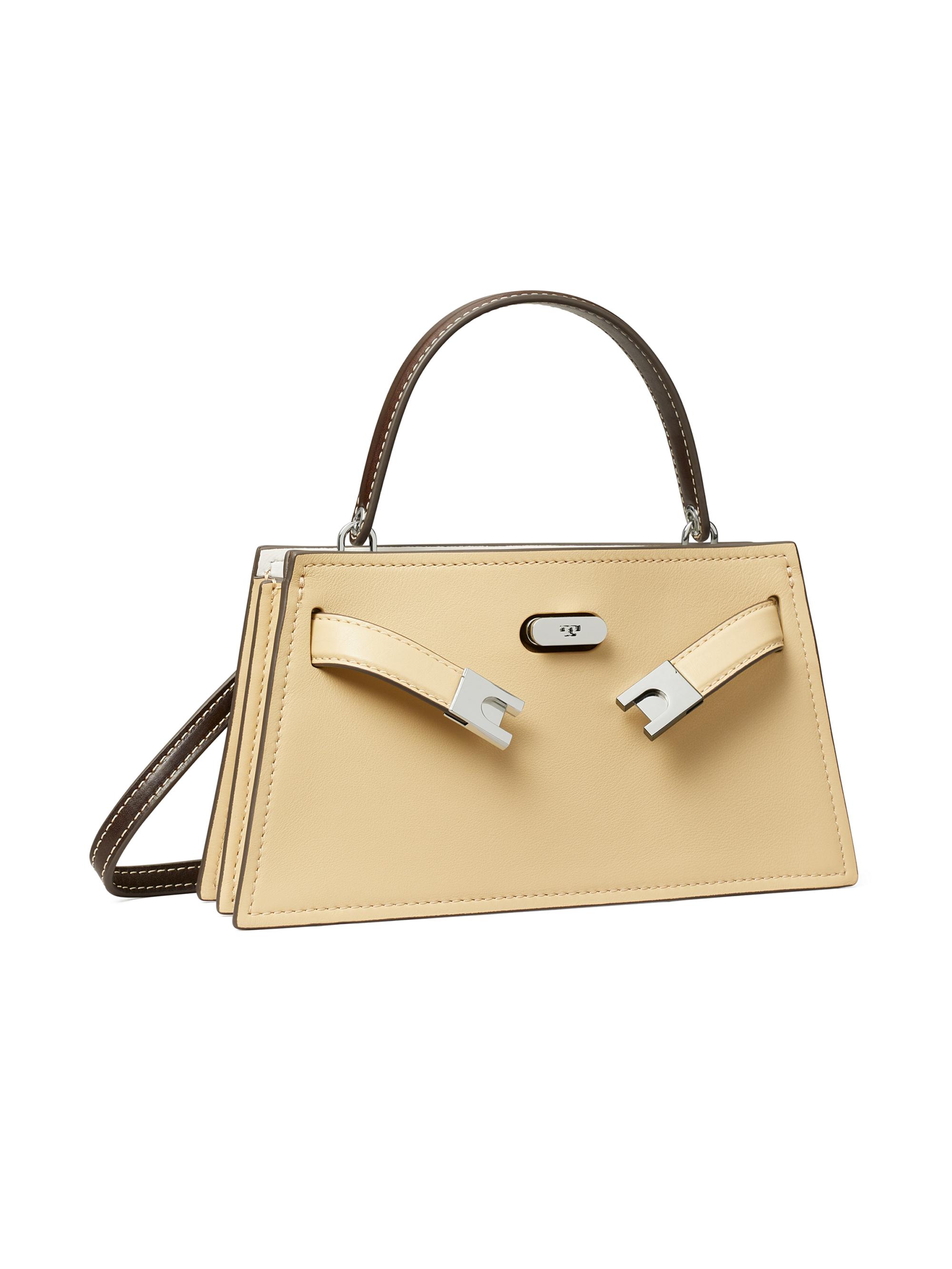 Tory Burch Lee Radziwill Petite Leather Top Handle Bag | Saks