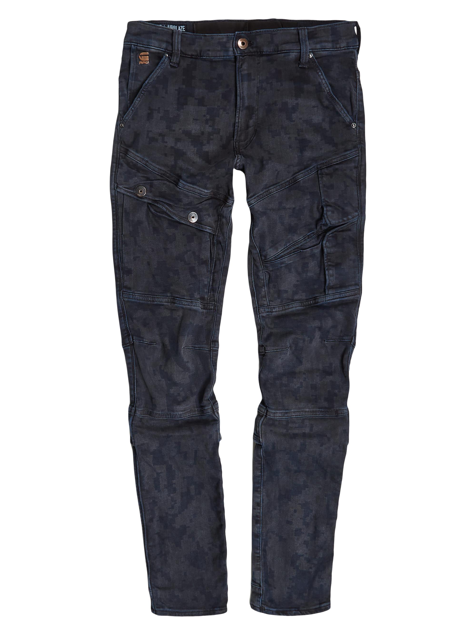 G-Star Men's Airblaze 3D Mid-Rise Skinny Jeans - Worn In Himalayan Blue