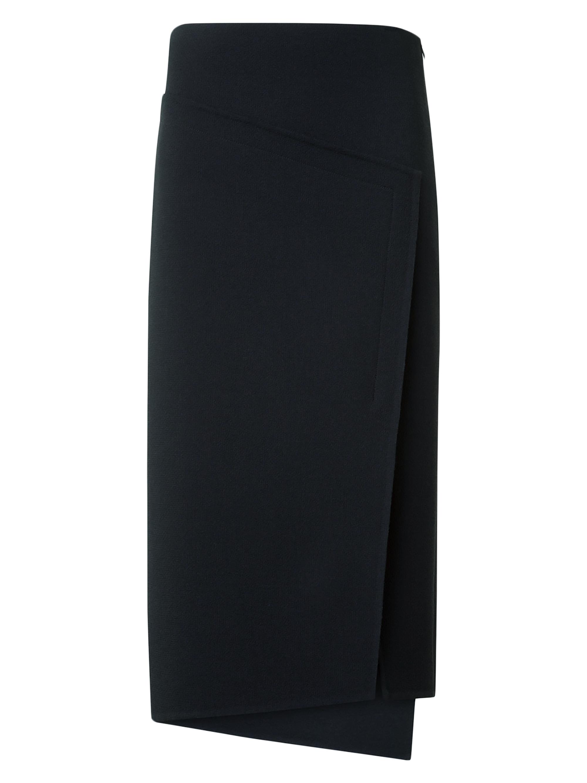 Akris Asymmetric Wool Trapezoid Midi-Skirt | Saks Fifth Avenue