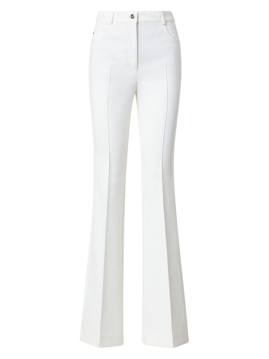 Akris Women's Farid Seamed Bootcut Pants In Sand