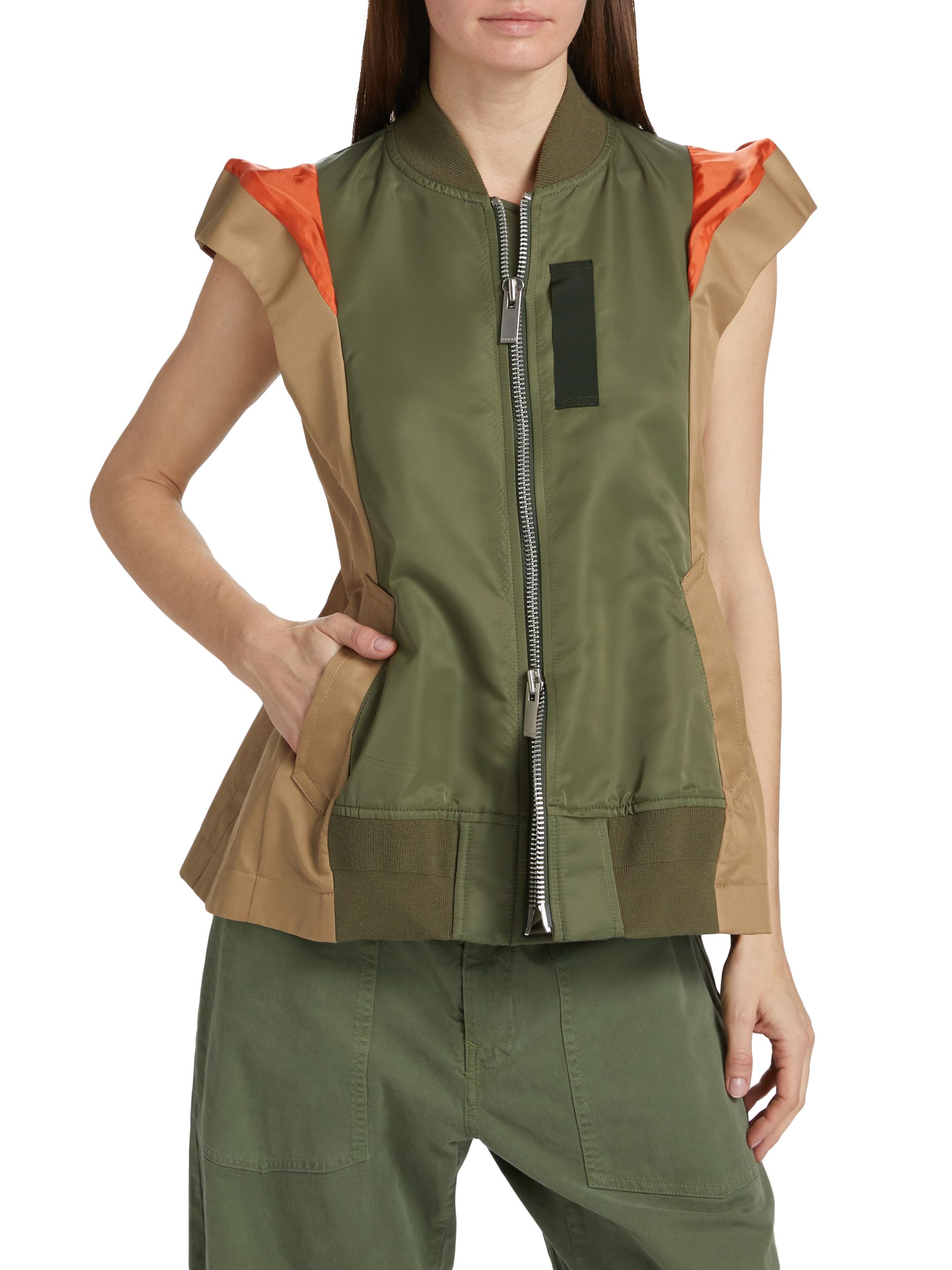 Sacai Nylon Twill Vest サイズ1 黒 新品同様 Sacai Nylon Twill Gabardine Vest | Saks Fifth Avenue