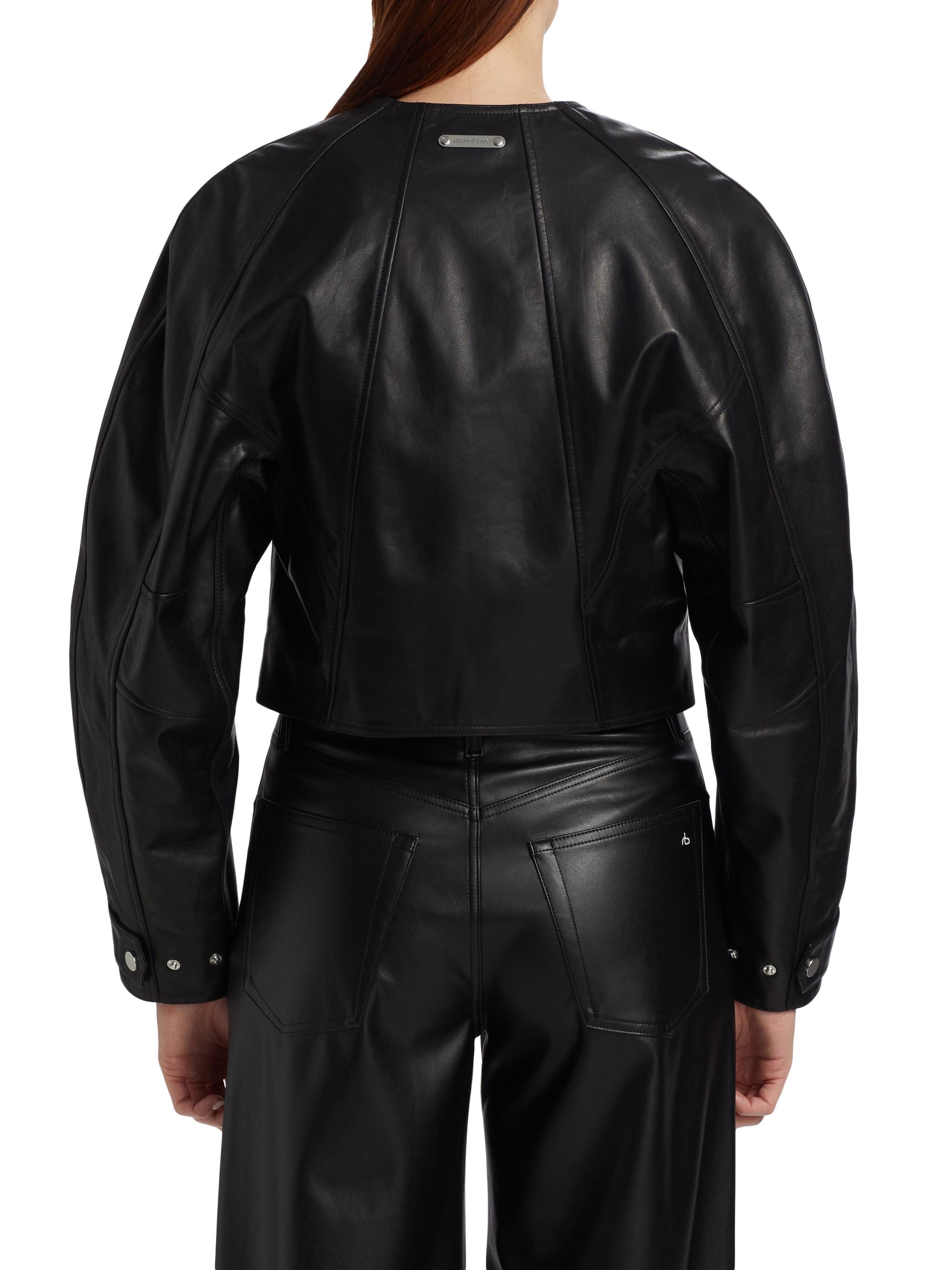 Helmut Lang Articulated Leather Jacket | Saks Fifth Avenue