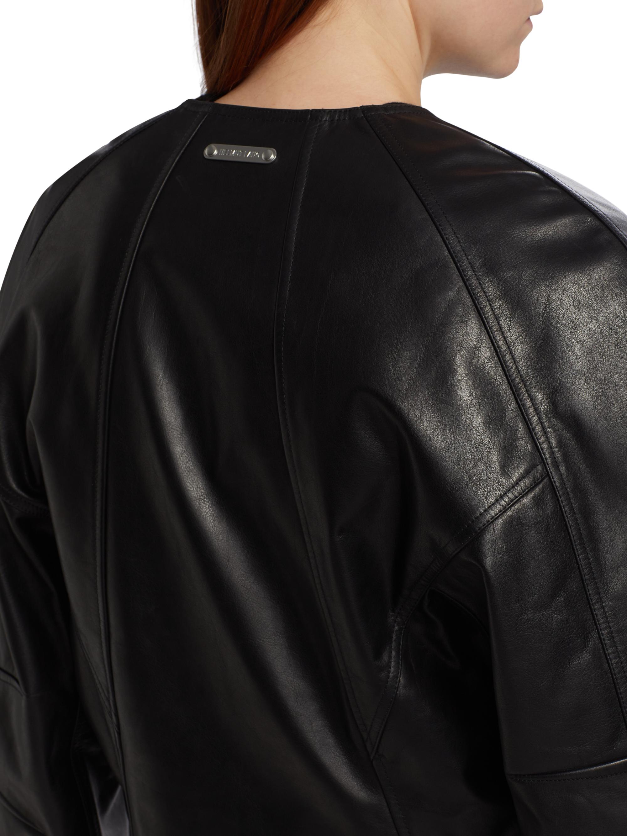 Helmut Lang Articulated Leather Jacket | Saks Fifth Avenue