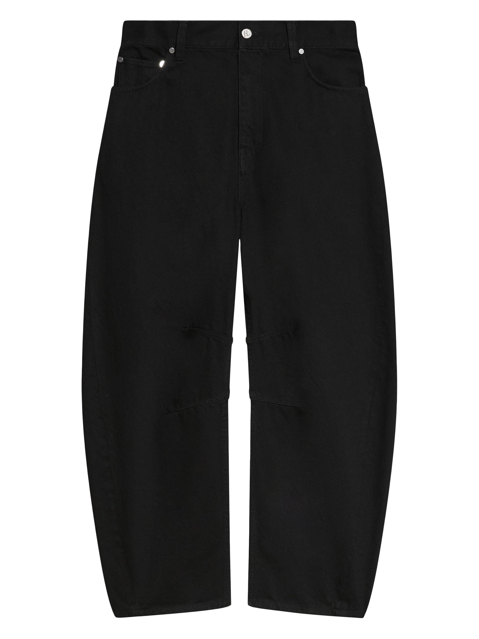 Helmut Lang Women's Cocoon Barrel-Leg Jeans - Black