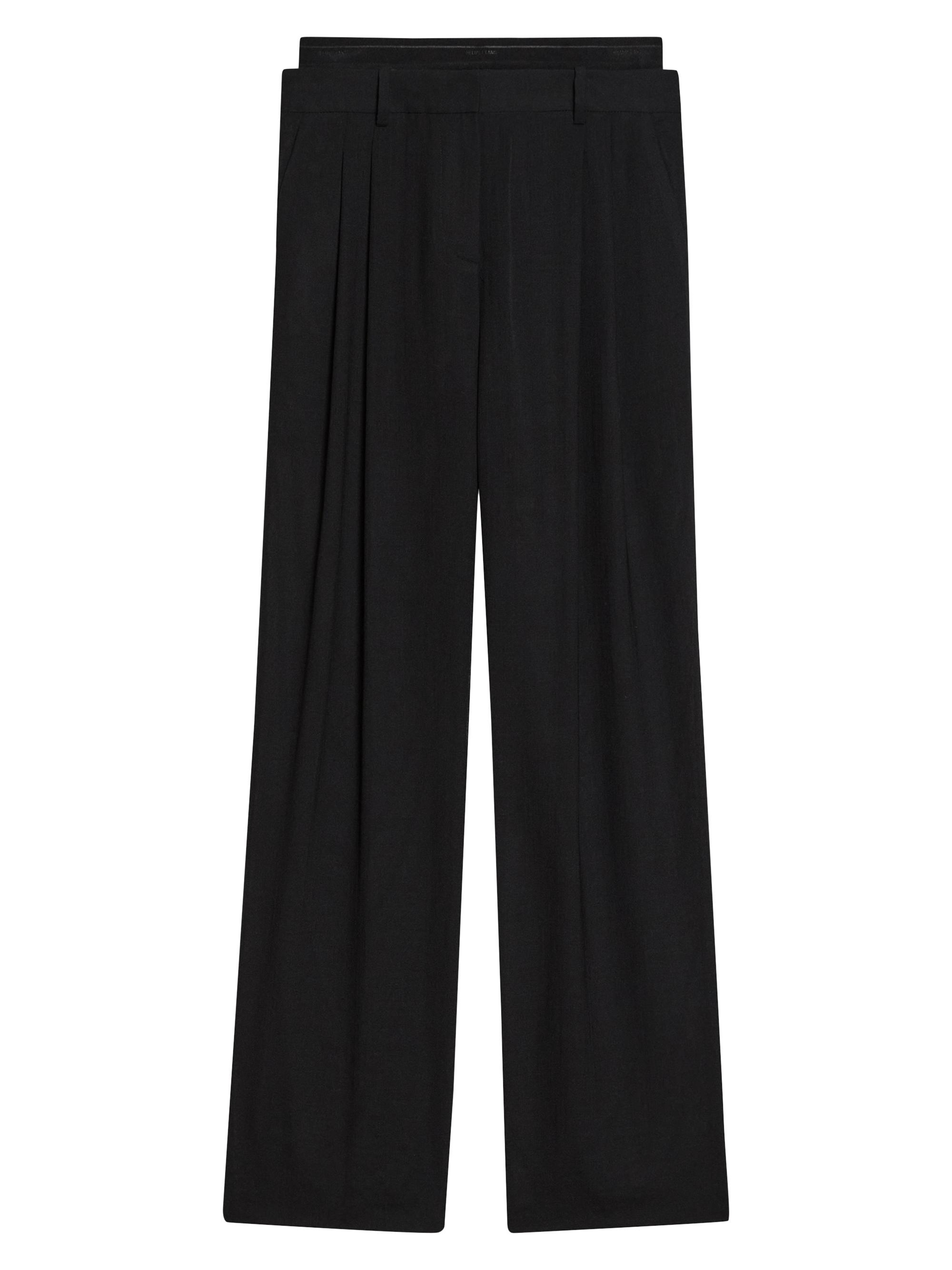Helmut Lang Double-Pleated Wool Trousers | Saks Fifth Avenue