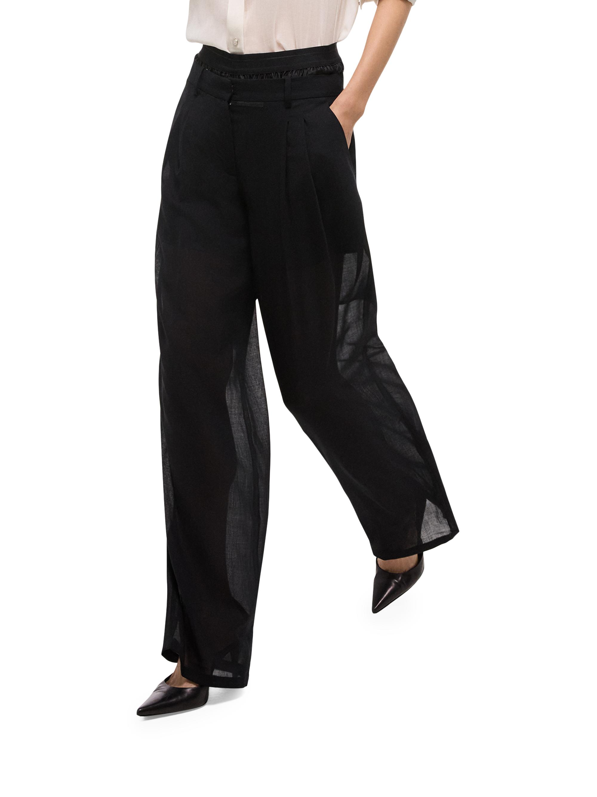 パンツ helmut lang wool two-pleat slacks Helmut Lang Double-Pleated Wool Trousers | Saks Fifth Avenue