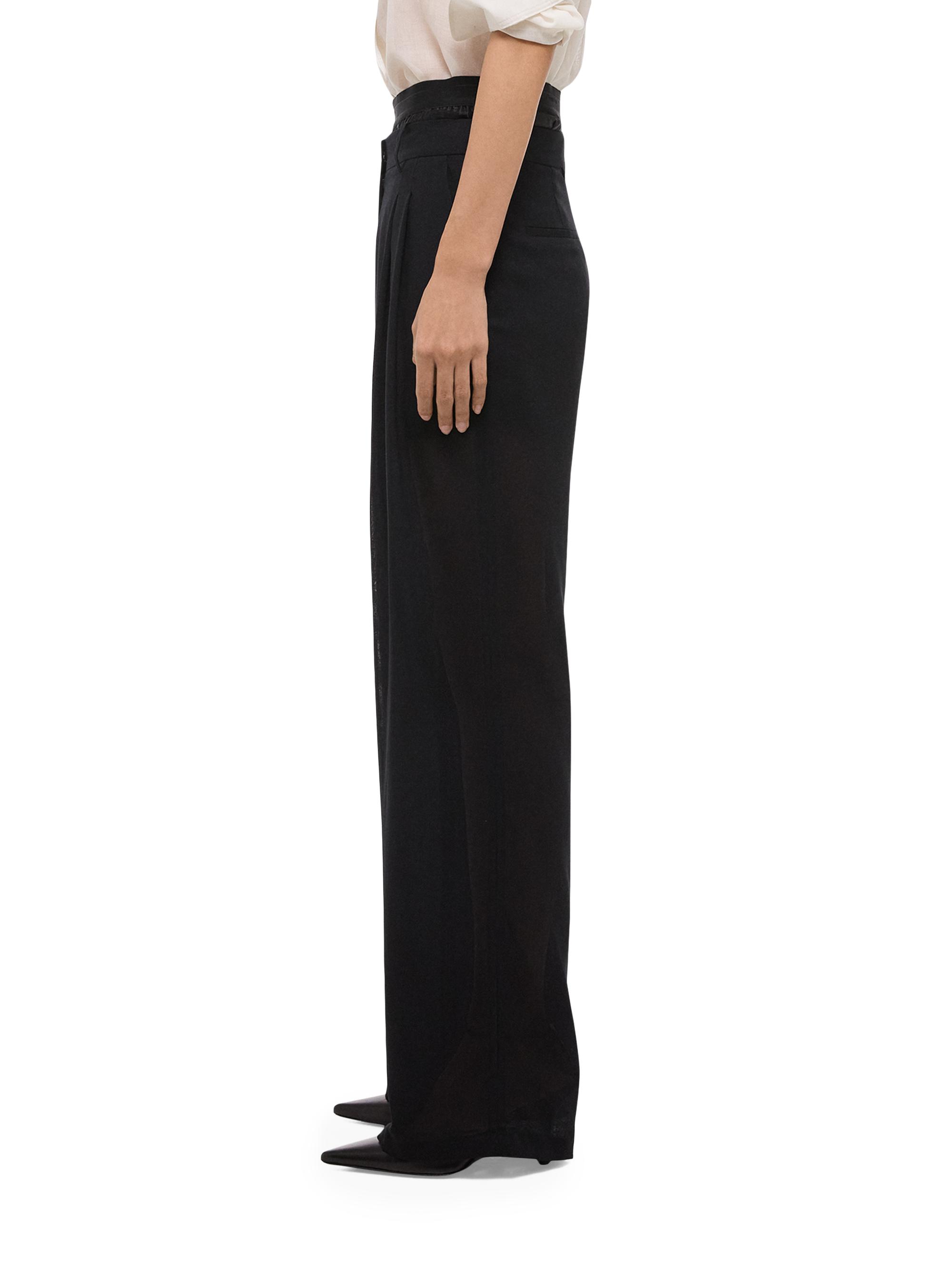 Helmut Lang Double-Pleated Wool Trousers | Saks Fifth Avenue