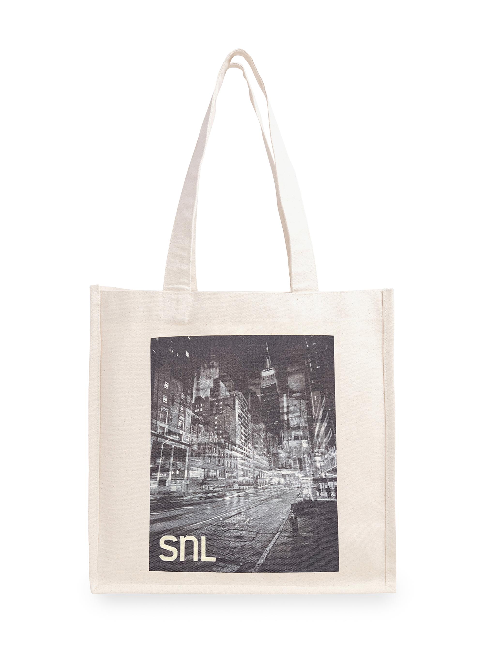 Favorite Daughter Women's  x SNL City Cotton Tote Bag - Khaki
