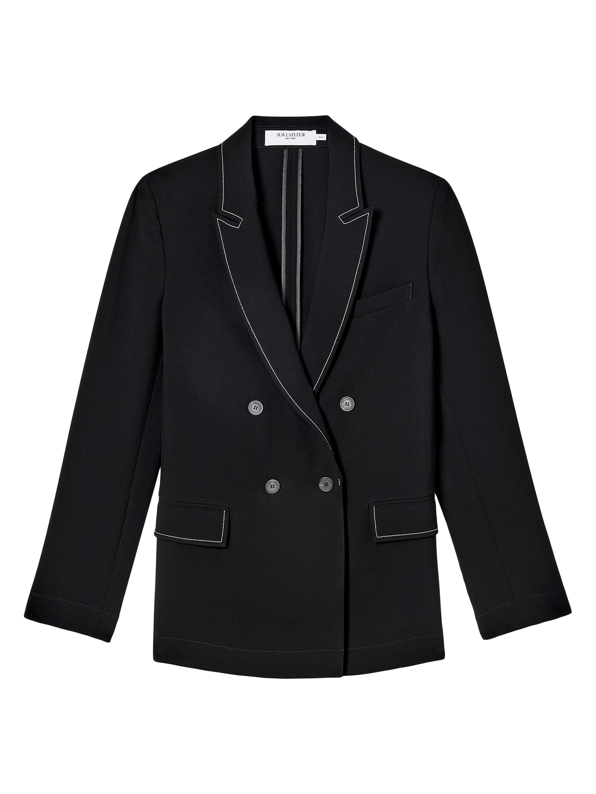 M.M.LaFleur Women's O'Hara Boyfriend Blazer Suit Jacket - Black