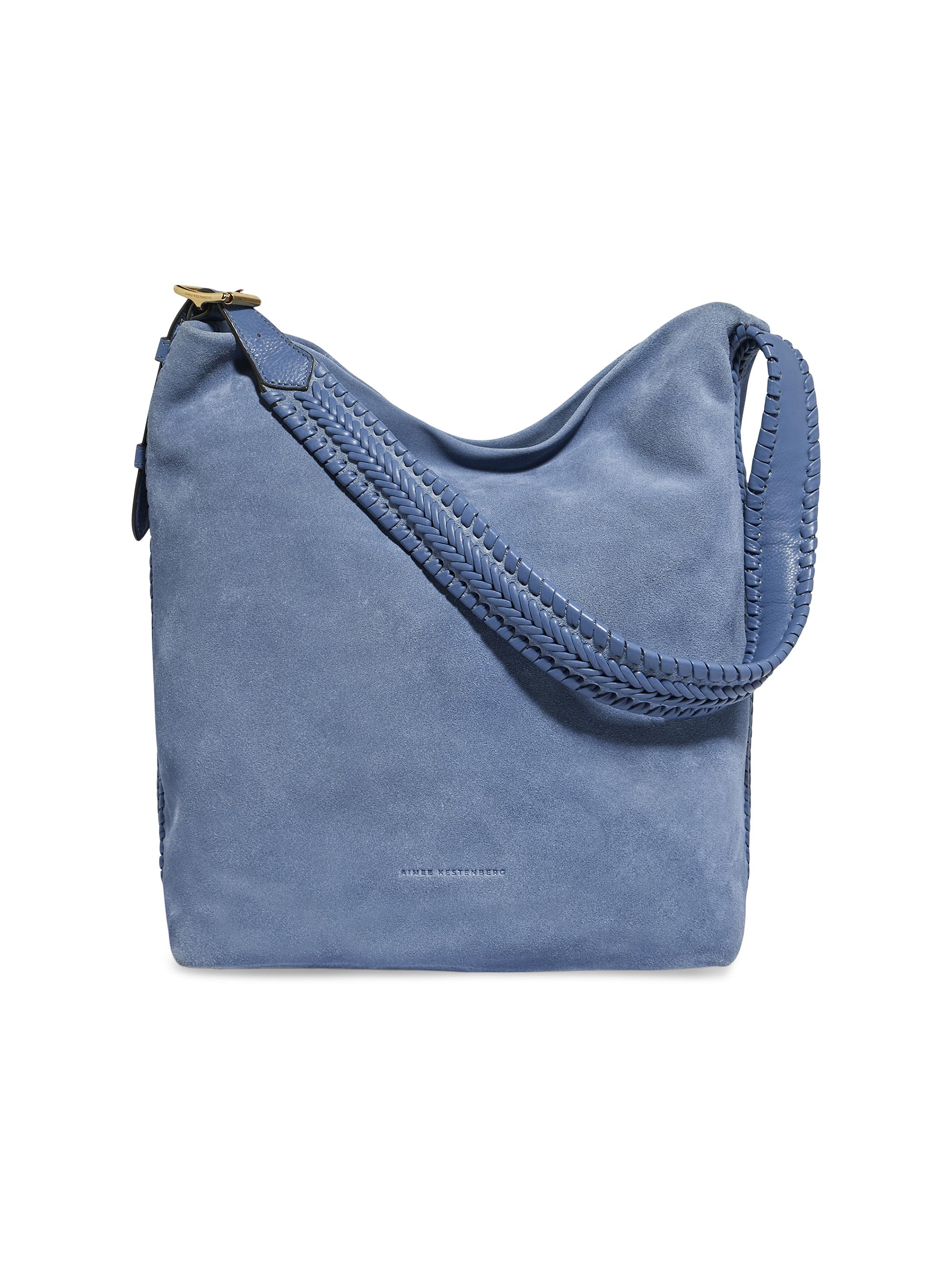 Aimee Kestenberg Women's All For Love Suede Bucket Bag - Elemental Blue