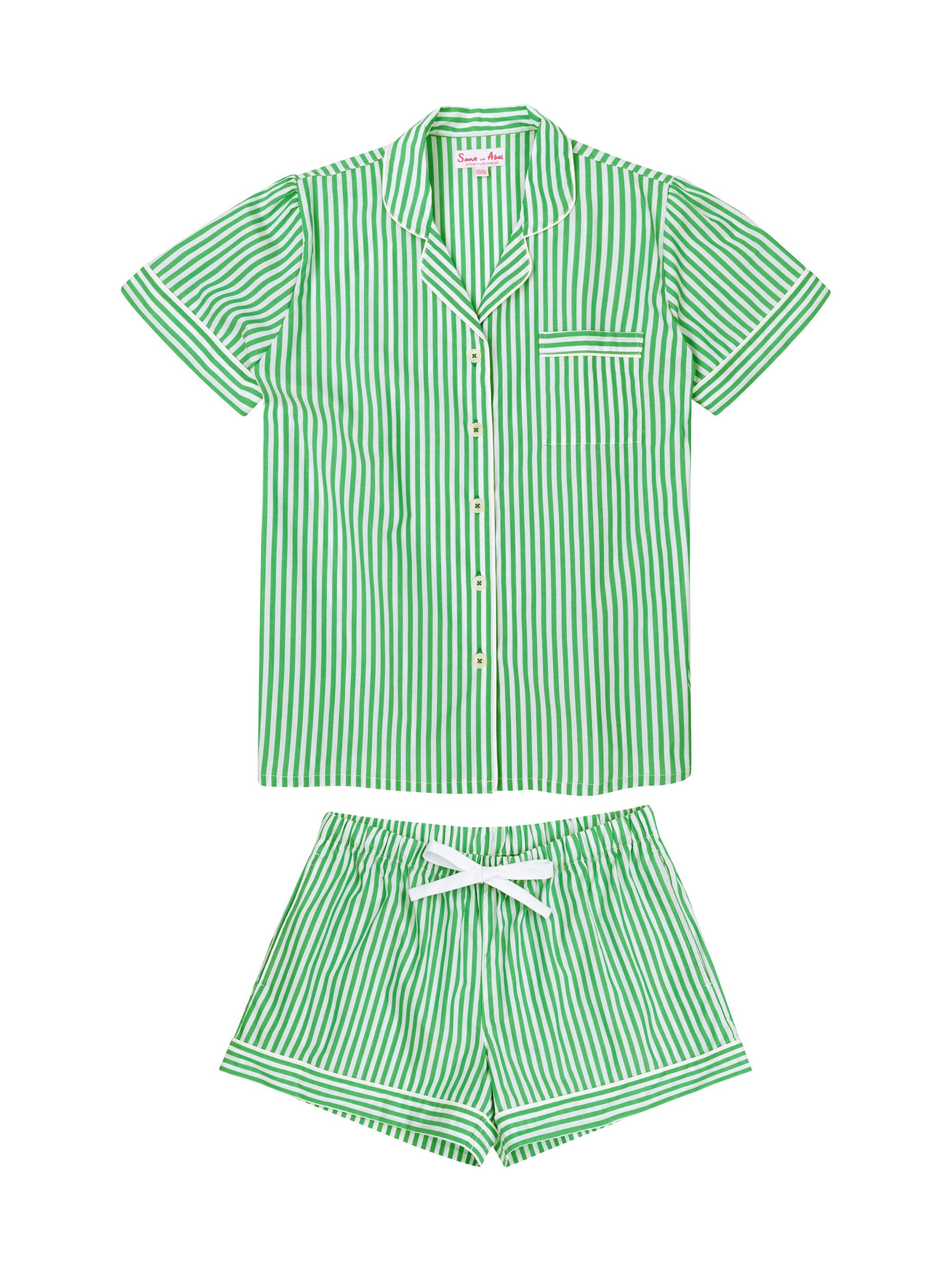 Sant and Abel Women's Braddock Short Pajama Set - Green