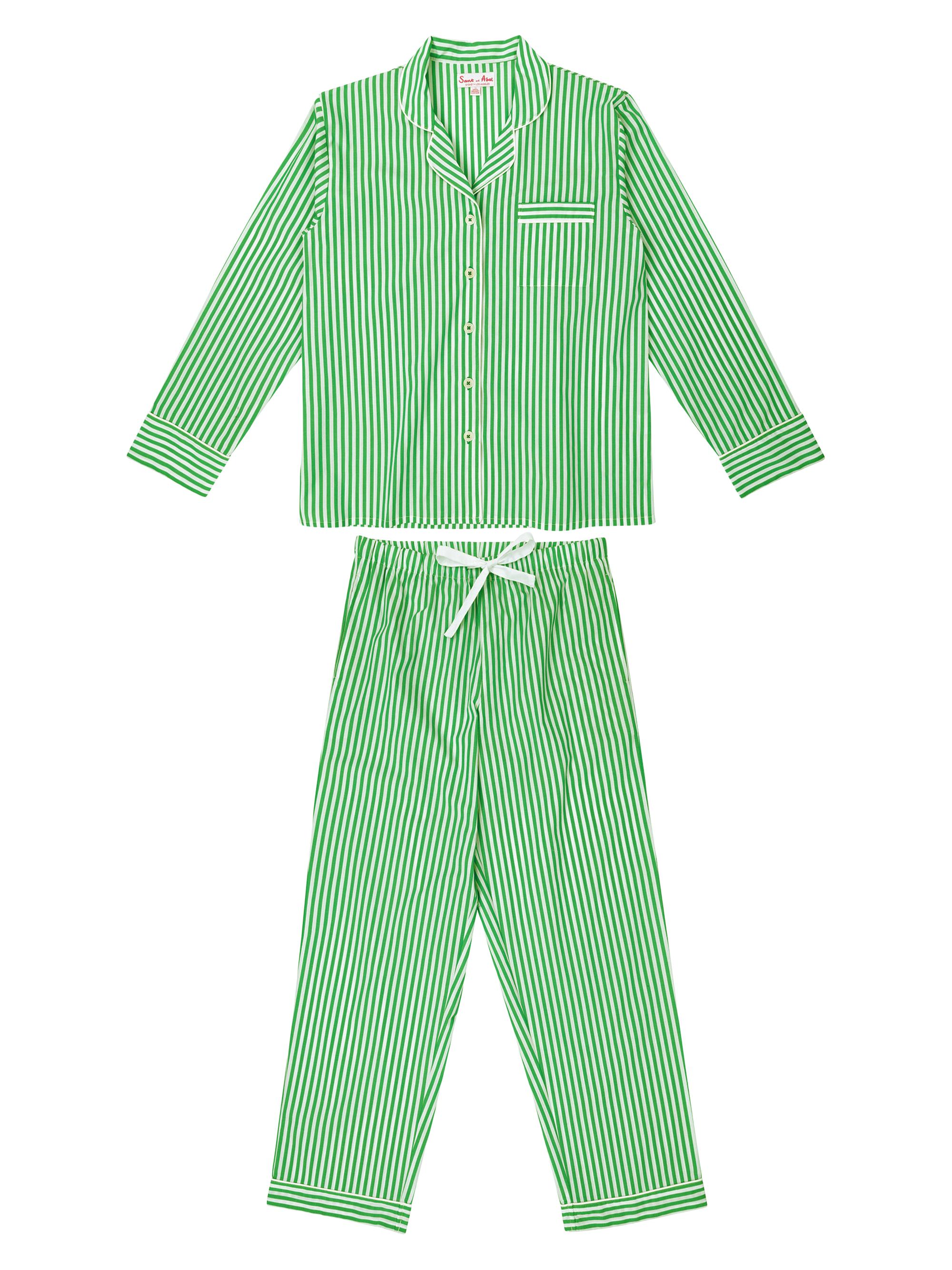 Sant and Abel Women's Braddock Long Pajama Set - Green