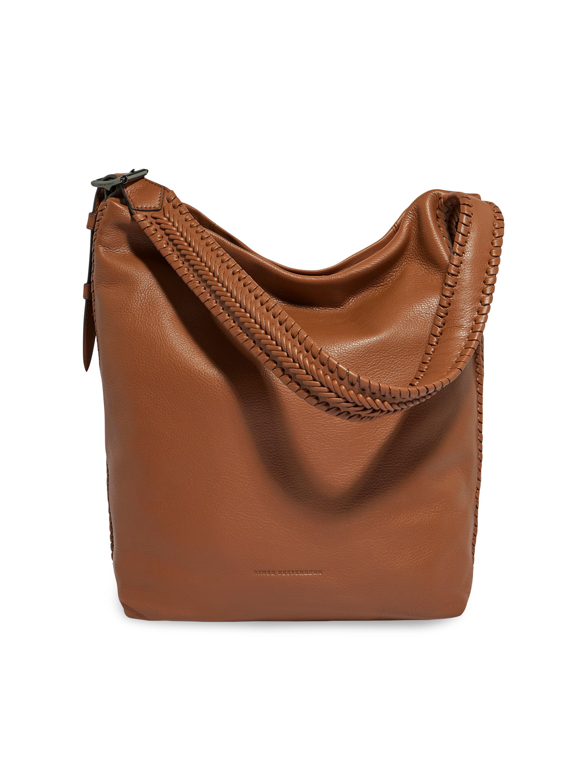 Aimee Kestenberg Women's All For Love Leather Bucket Bag - Chestnut