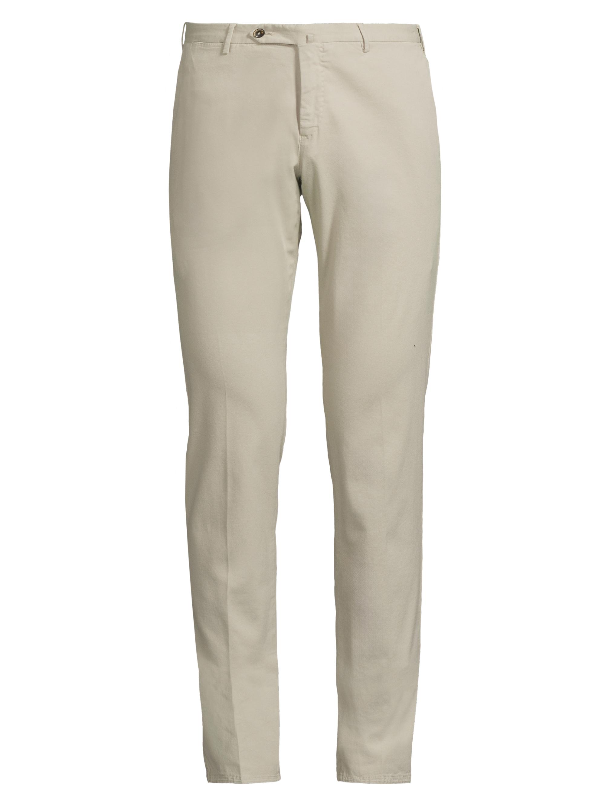 PT Torino Men's Soft Stretch Button-Tab Slim Pants - Grey