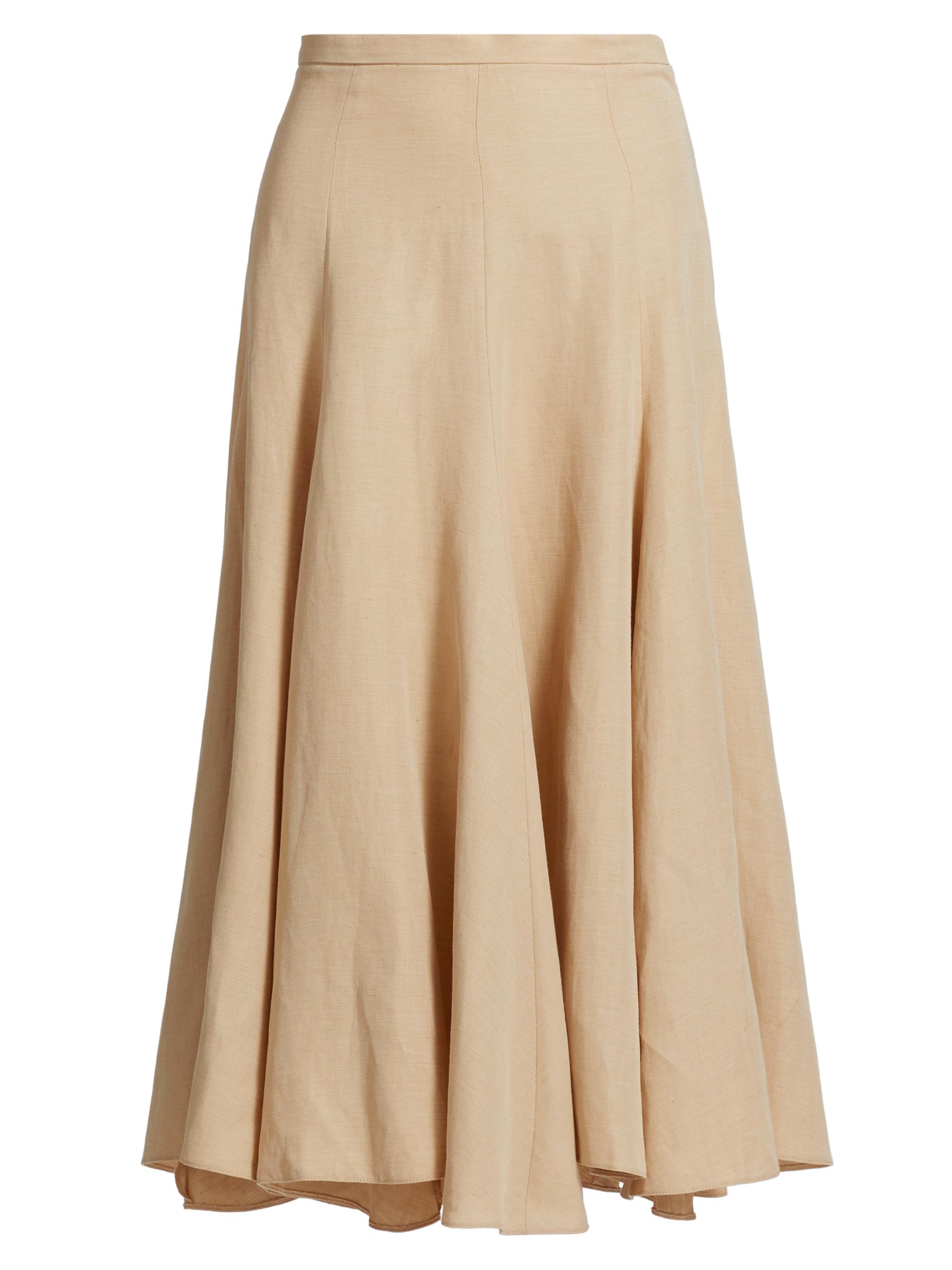 Fabiana Filippi Women's Flared Midi-Skirt - Sabbia