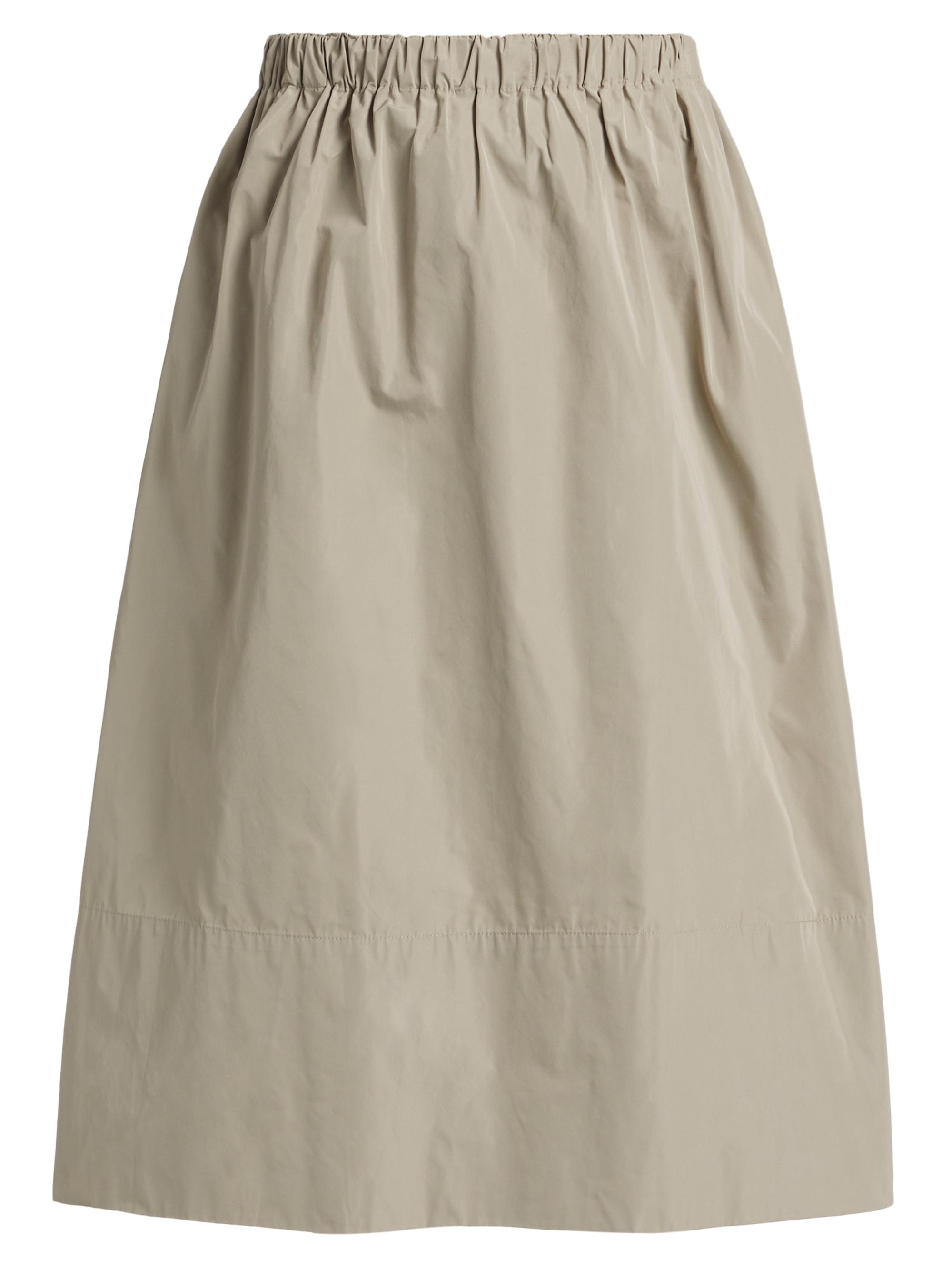 Fabiana Filippi Women's Micro Faille Midi-Skirt - Argilla