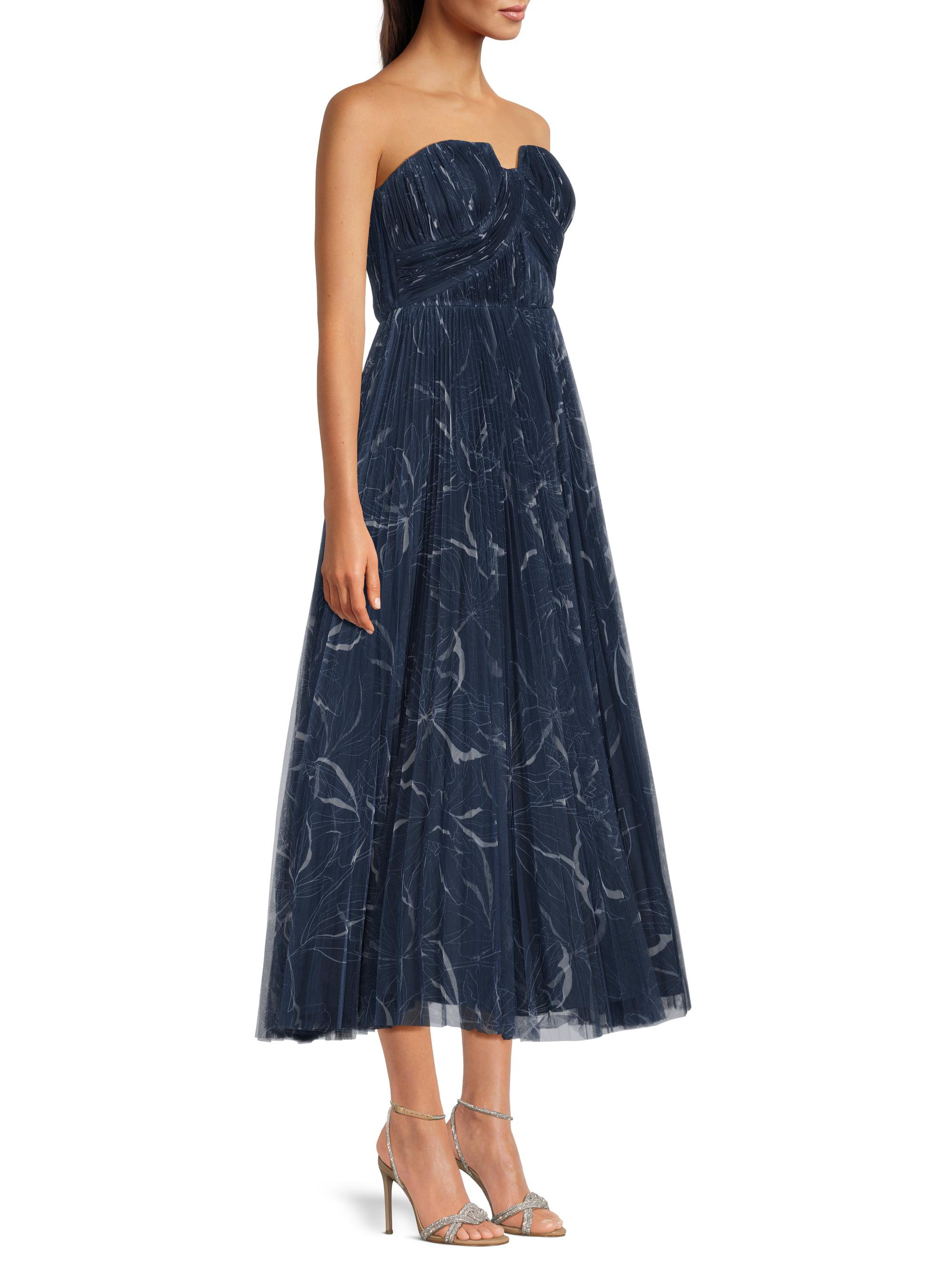 Hutch Women's Corene Tulle Gown - Navy Two Tone | Thumbnail 5