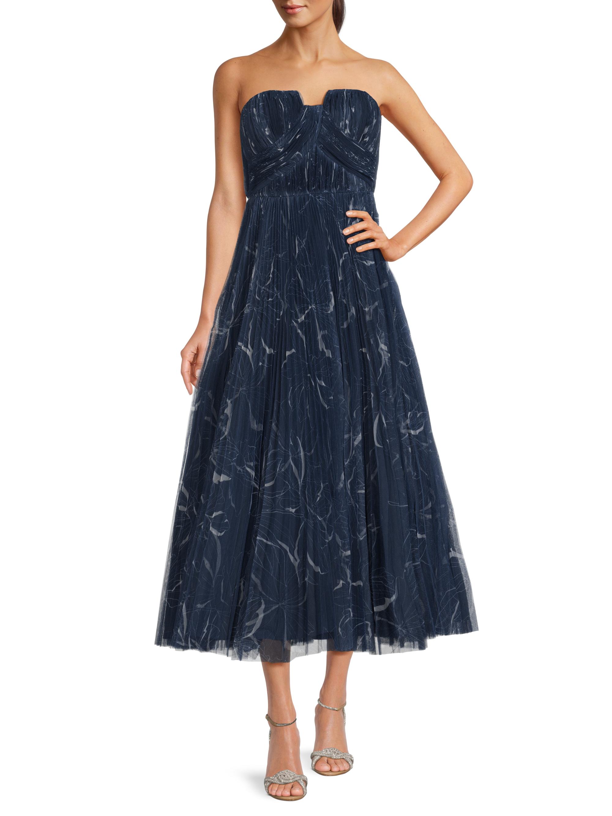 Hutch Women's Corene Tulle Gown - Navy Two Tone | Thumbnail 2