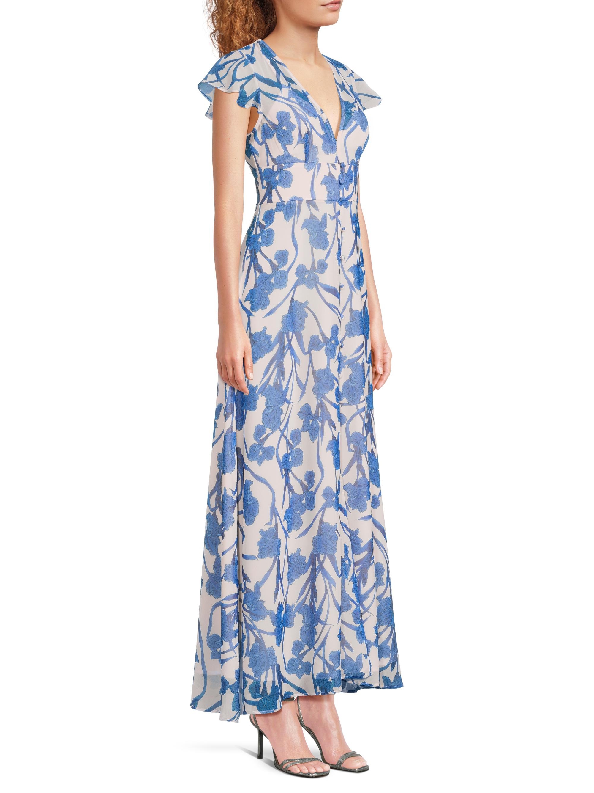 Hutch Nia Floral A-Line Maxi Dress | Saks Fifth Avenue