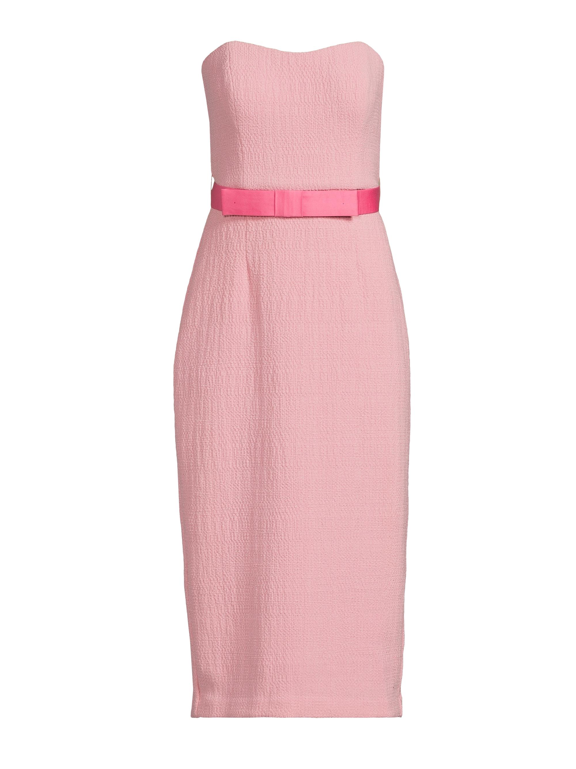 Hutch Women's Carter Knit Jacquard Strapless Midi-Dress - Pink